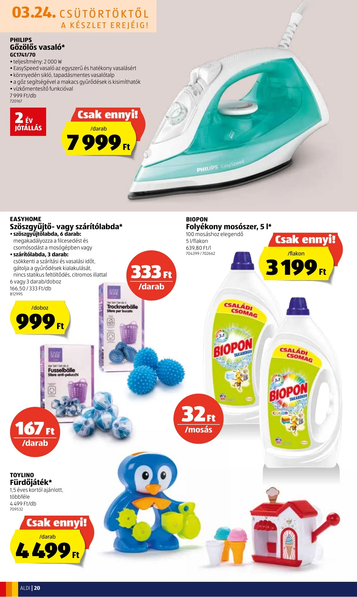 Aldi akciós újság 03.24–03.30 – 20. oldal