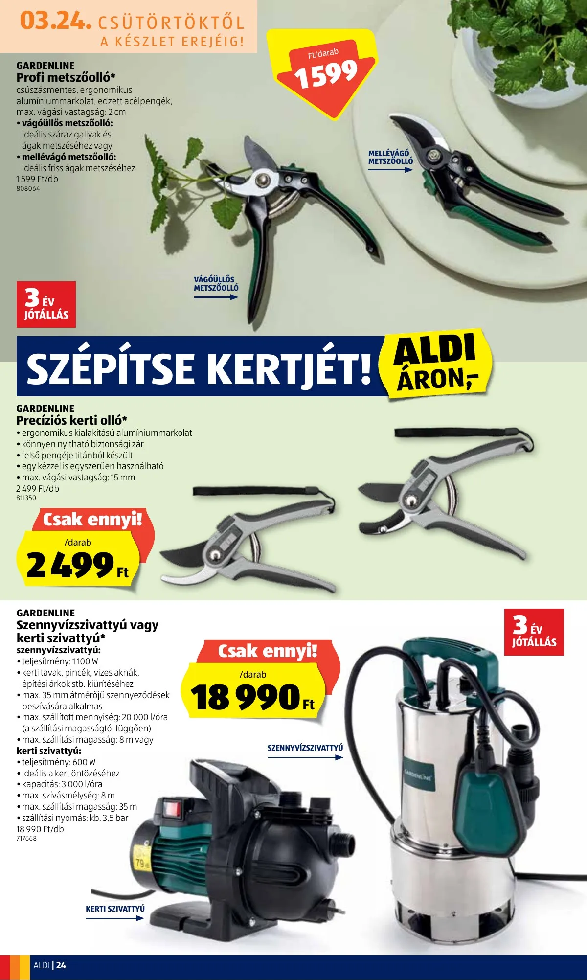 Aldi akciós újság 03.24–03.30 – 24. oldal