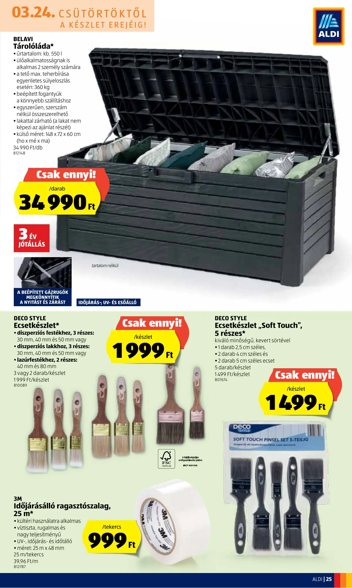 Aldi akciós újság 03.24–03.30 – 25. oldal
