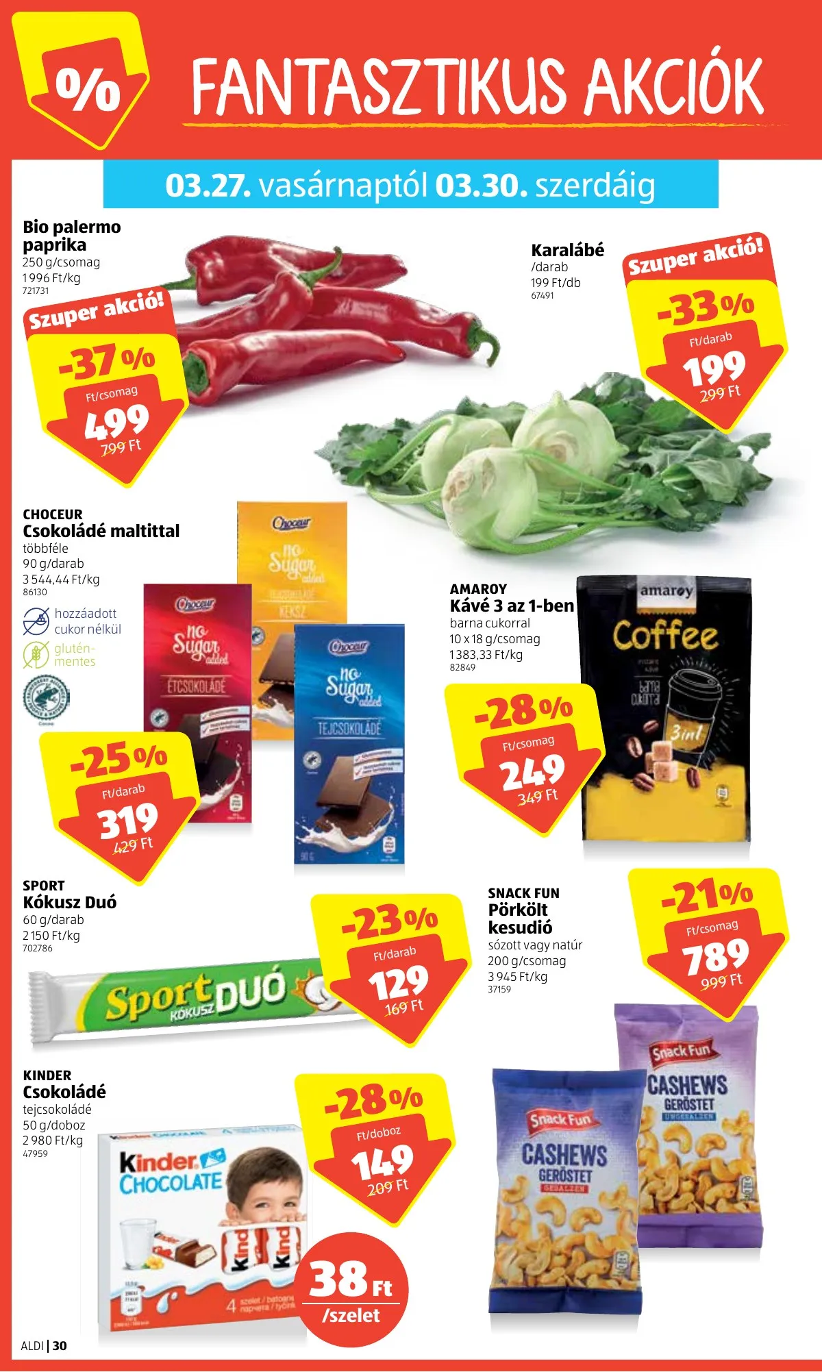 Aldi akciós újság 03.24–03.30 – 30. oldal