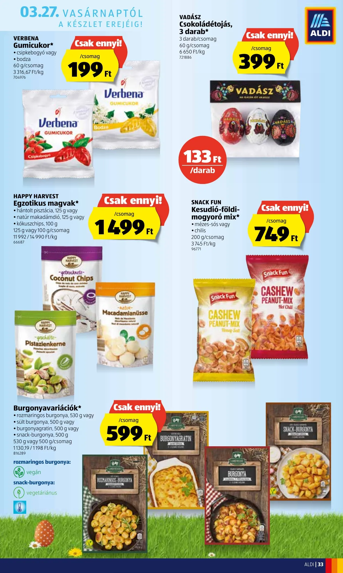 Aldi akciós újság 03.24–03.30 – 33. oldal
