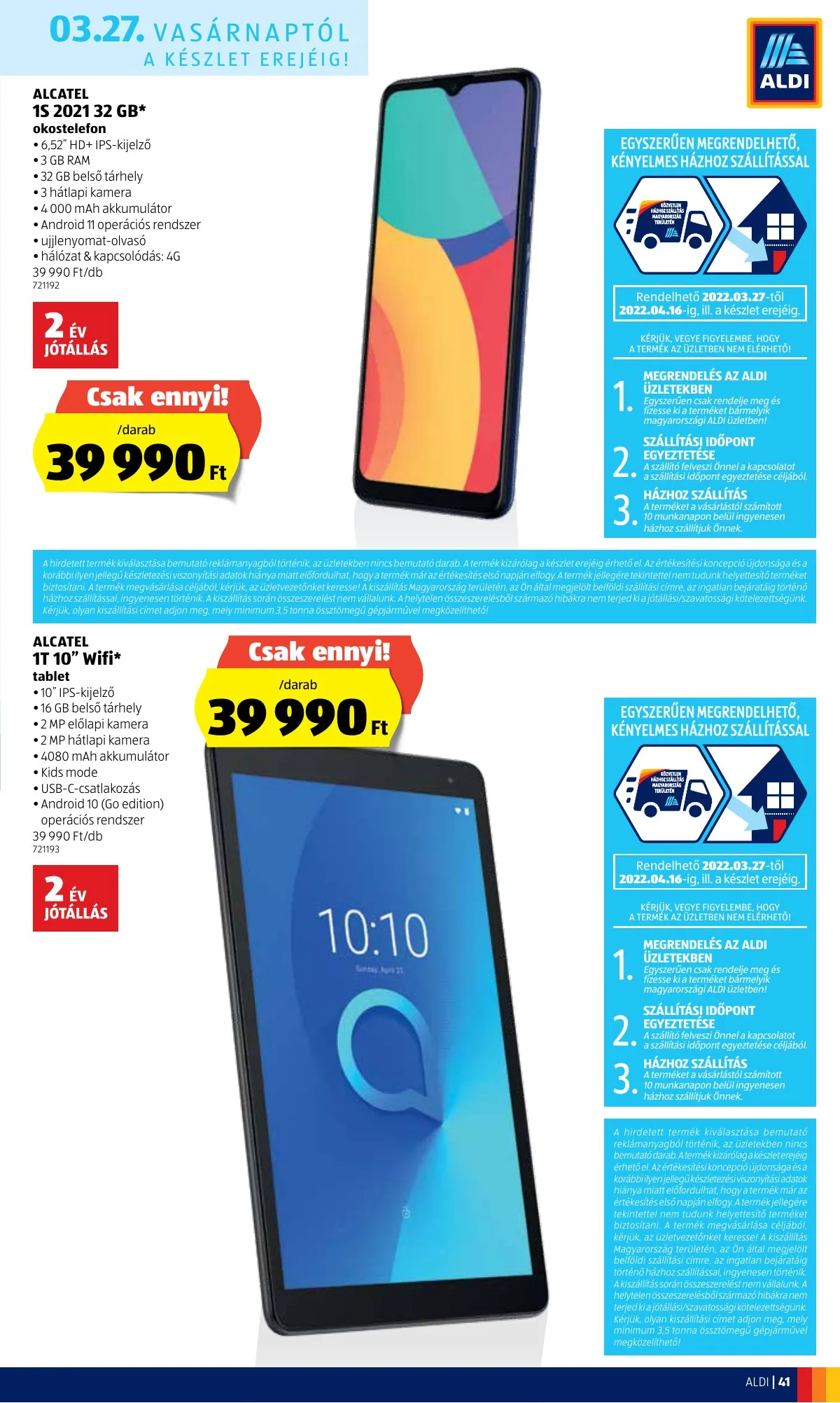 Aldi akciós újság 03.24–03.30 – 41. oldal