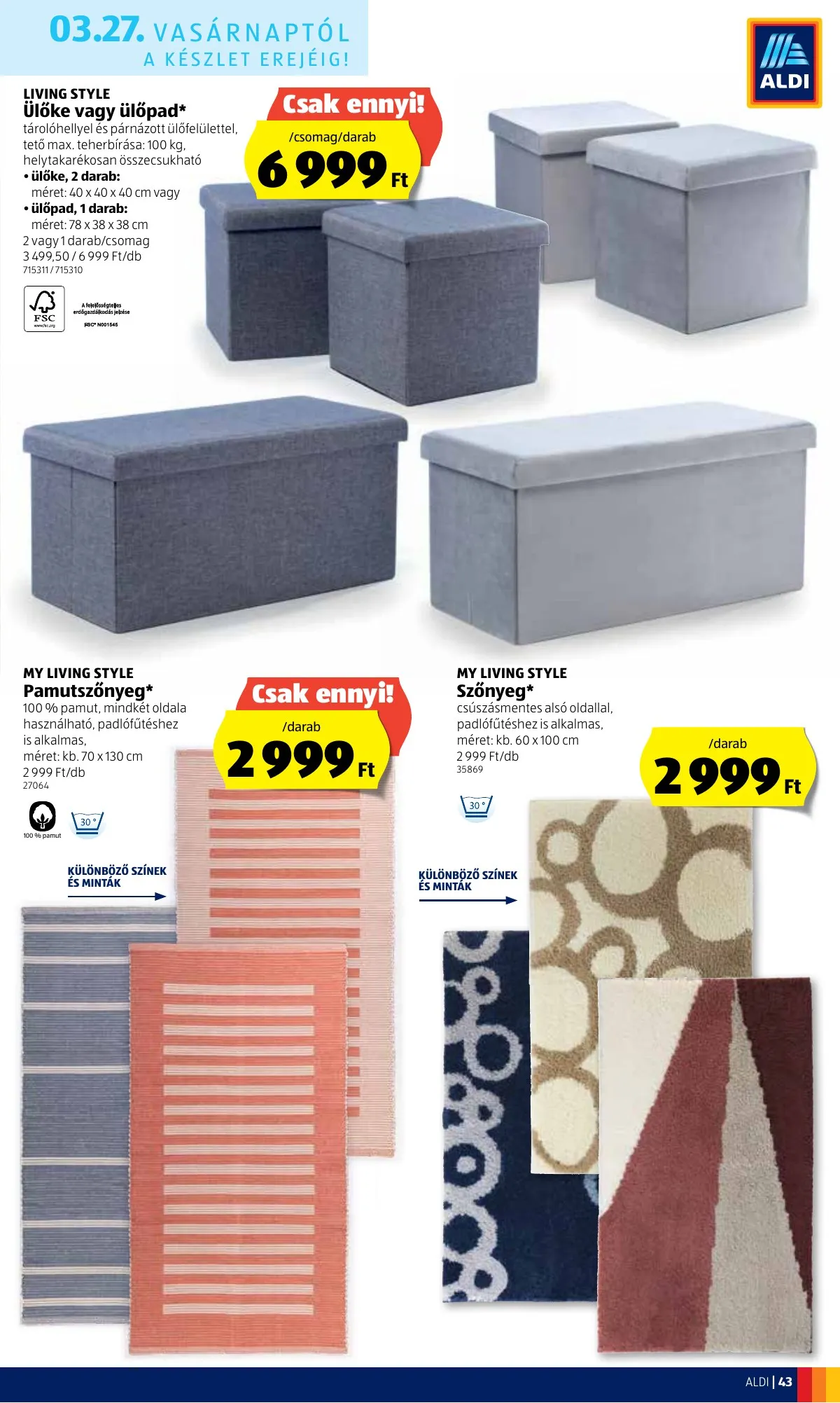 Aldi akciós újság 03.24–03.30 – 43. oldal