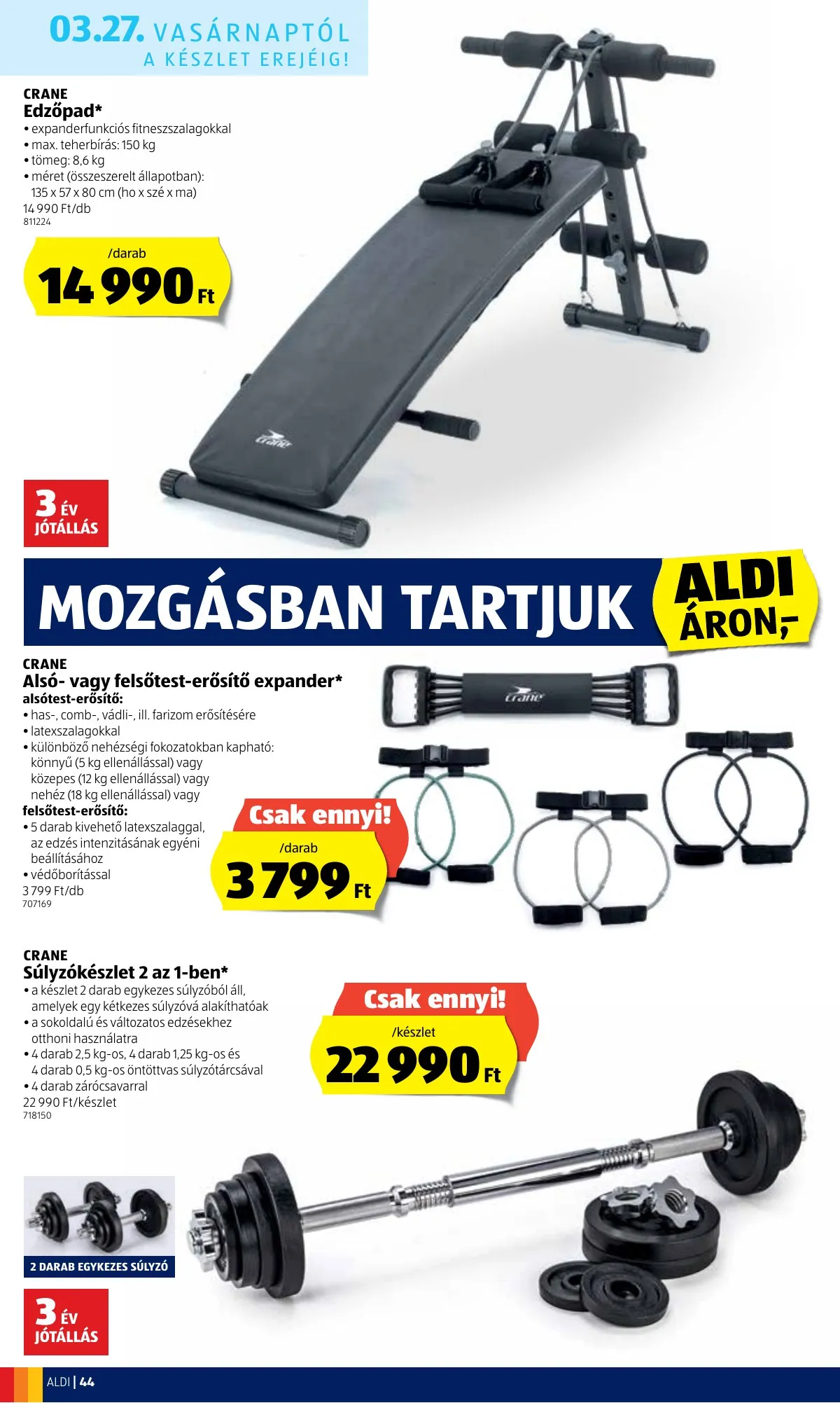 Aldi akciós újság 03.24–03.30 – 44. oldal