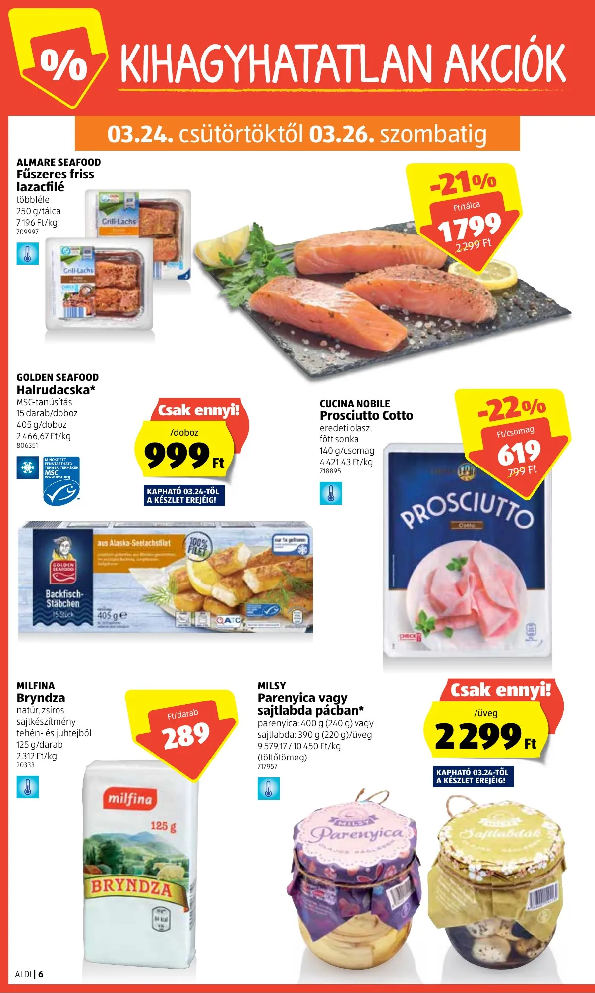 Aldi akciós újság 03.24–03.30 – 6. oldal