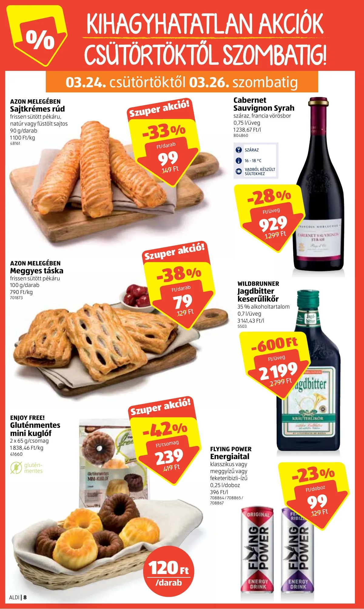 Aldi akciós újság 03.24–03.30 – 8. oldal