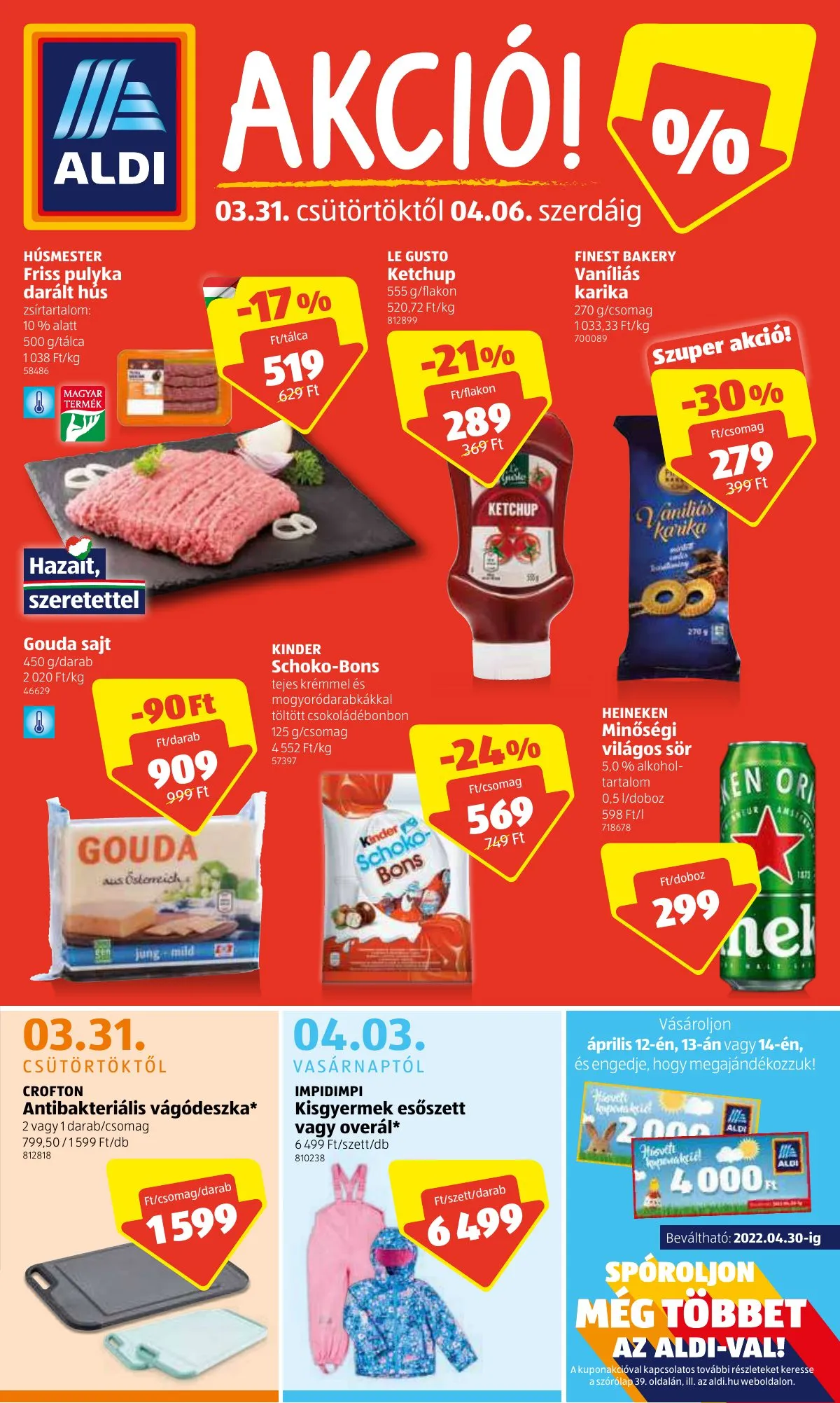 Aldi akciós újság 03.31–04.06