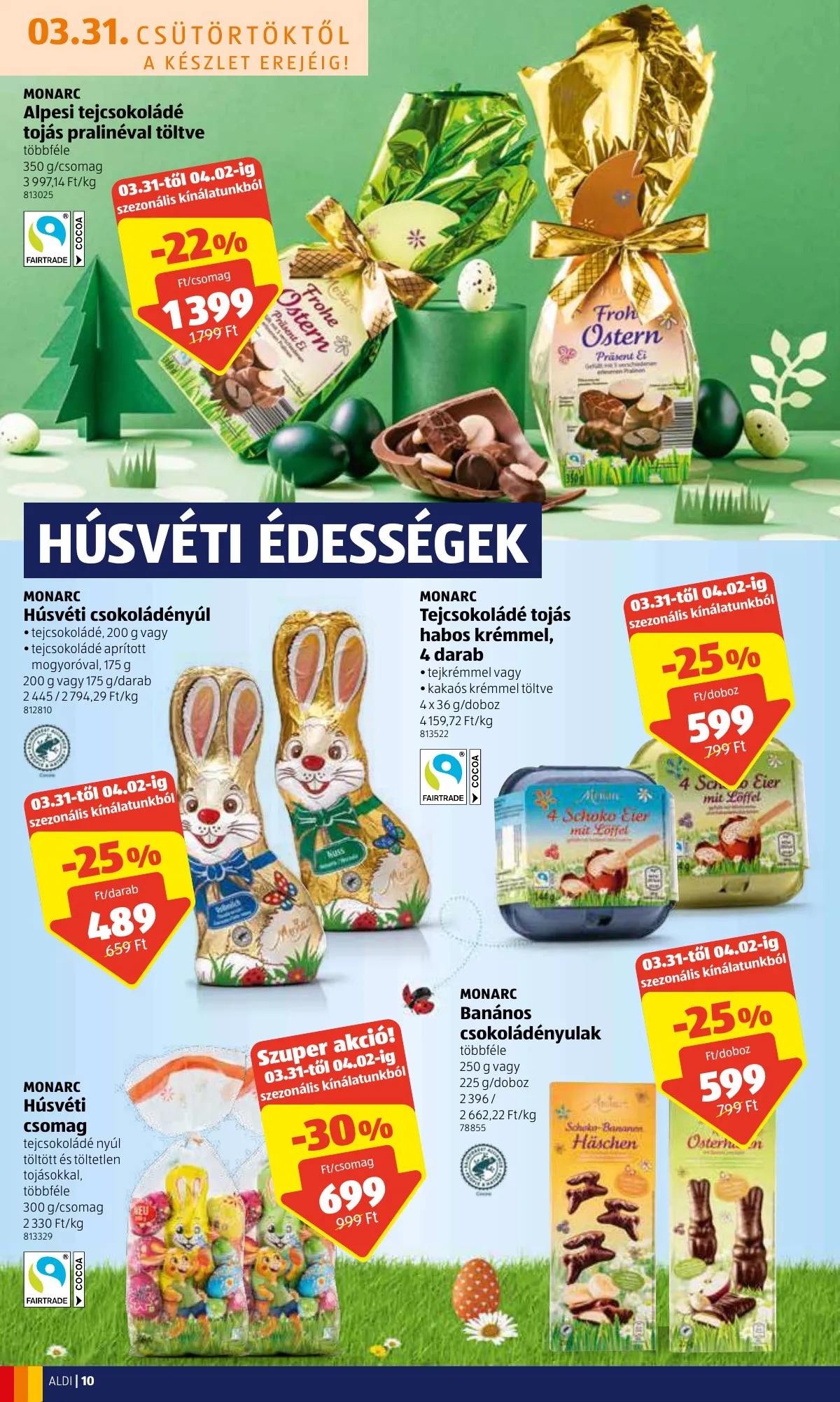Aldi akciós újság 03.31–04.06 – 10. oldal