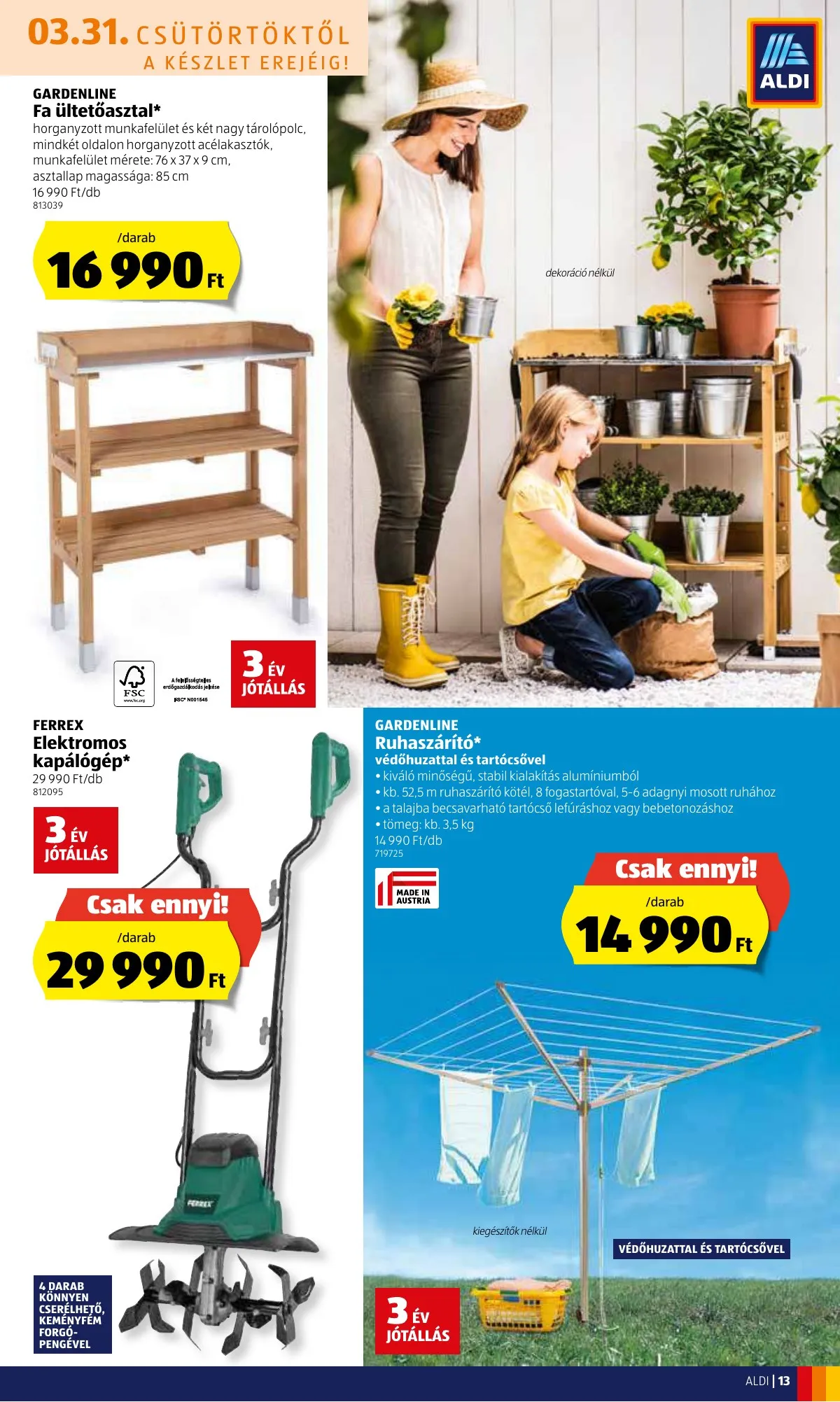 Aldi akciós újság 03.31–04.06 – 13. oldal