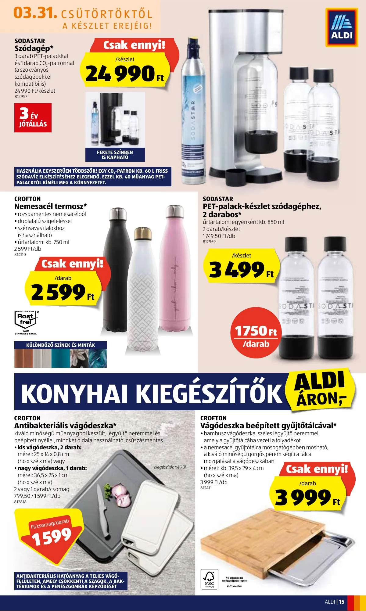 Aldi akciós újság 03.31–04.06 – 15. oldal