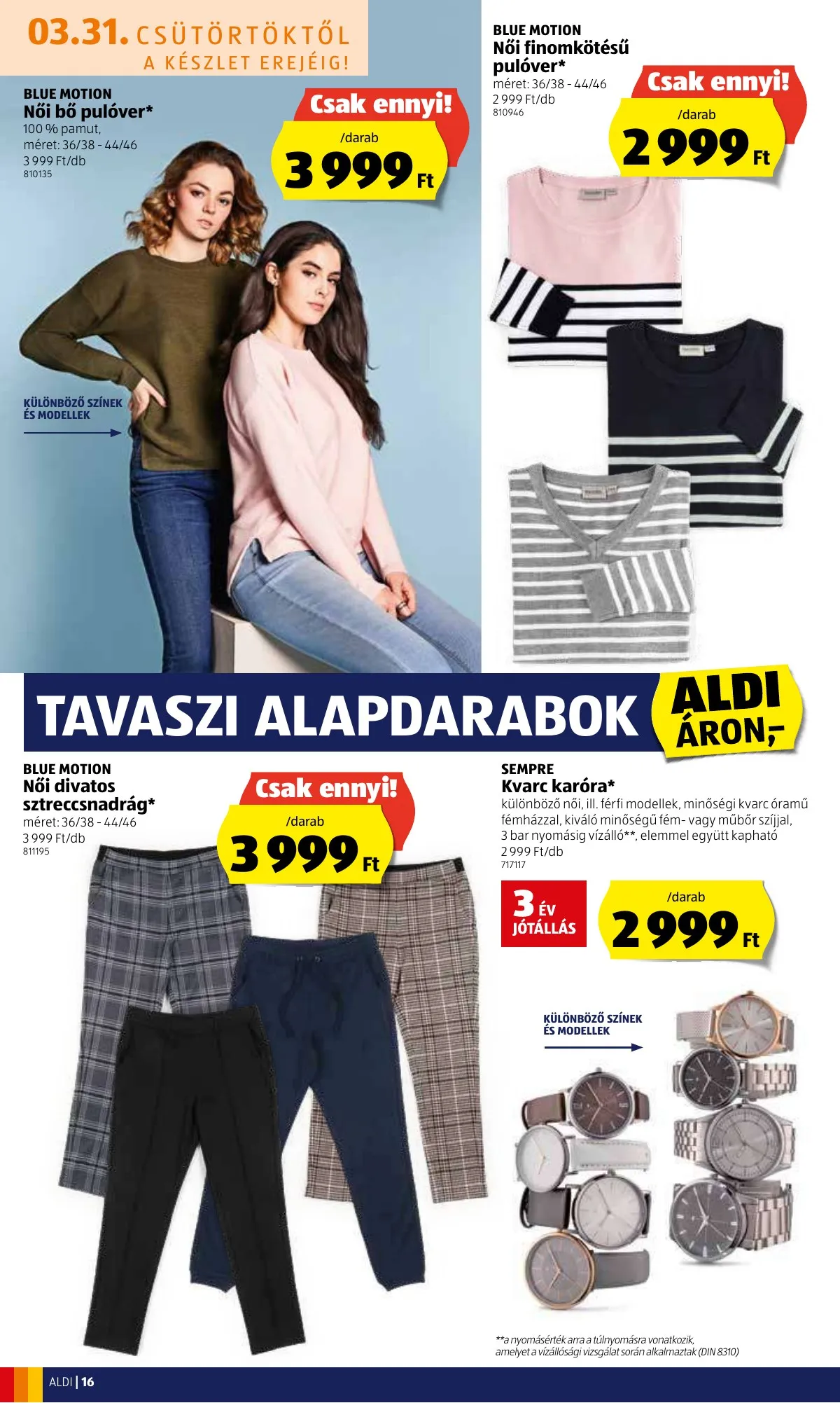 Aldi akciós újság 03.31–04.06 – 16. oldal