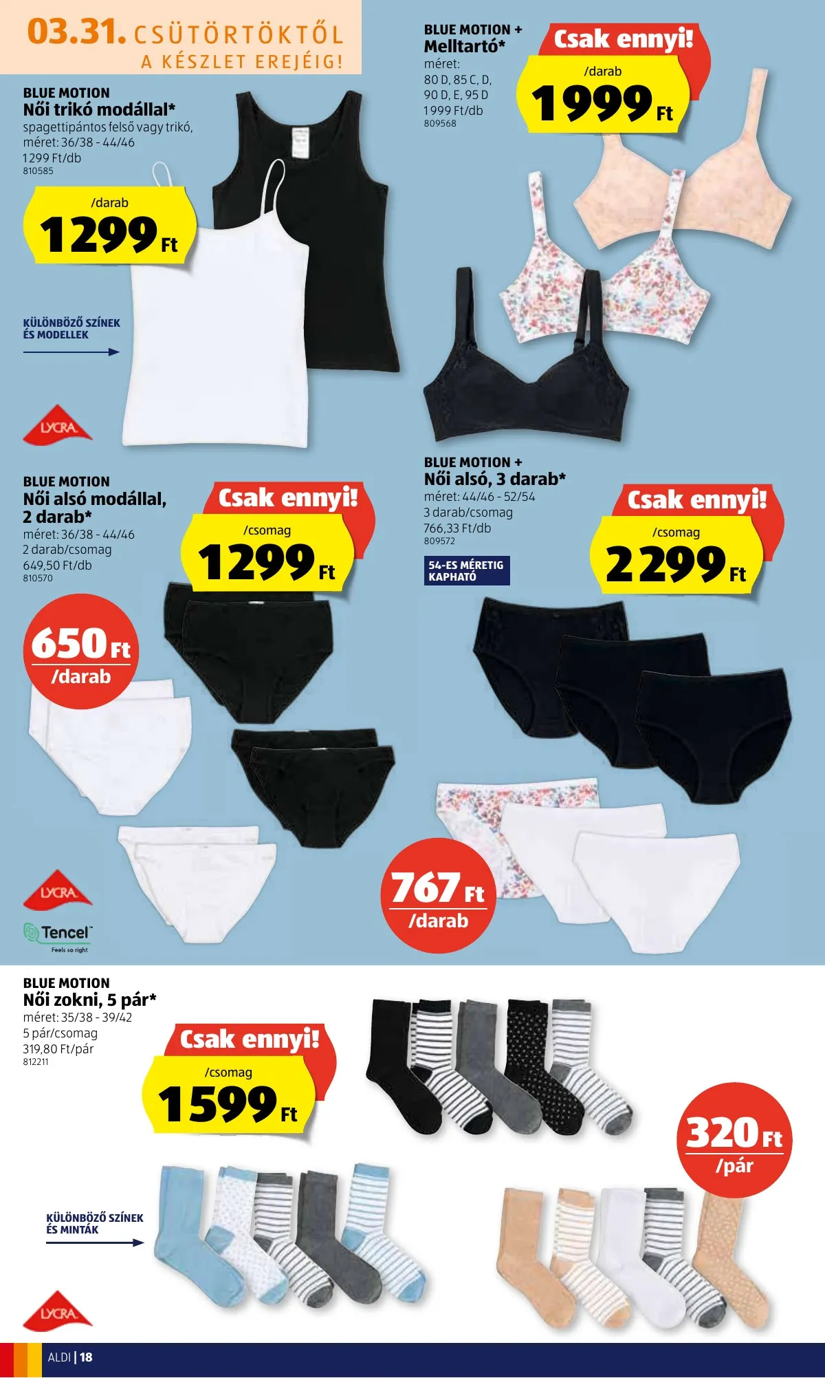 Aldi akciós újság 03.31–04.06 – 18. oldal