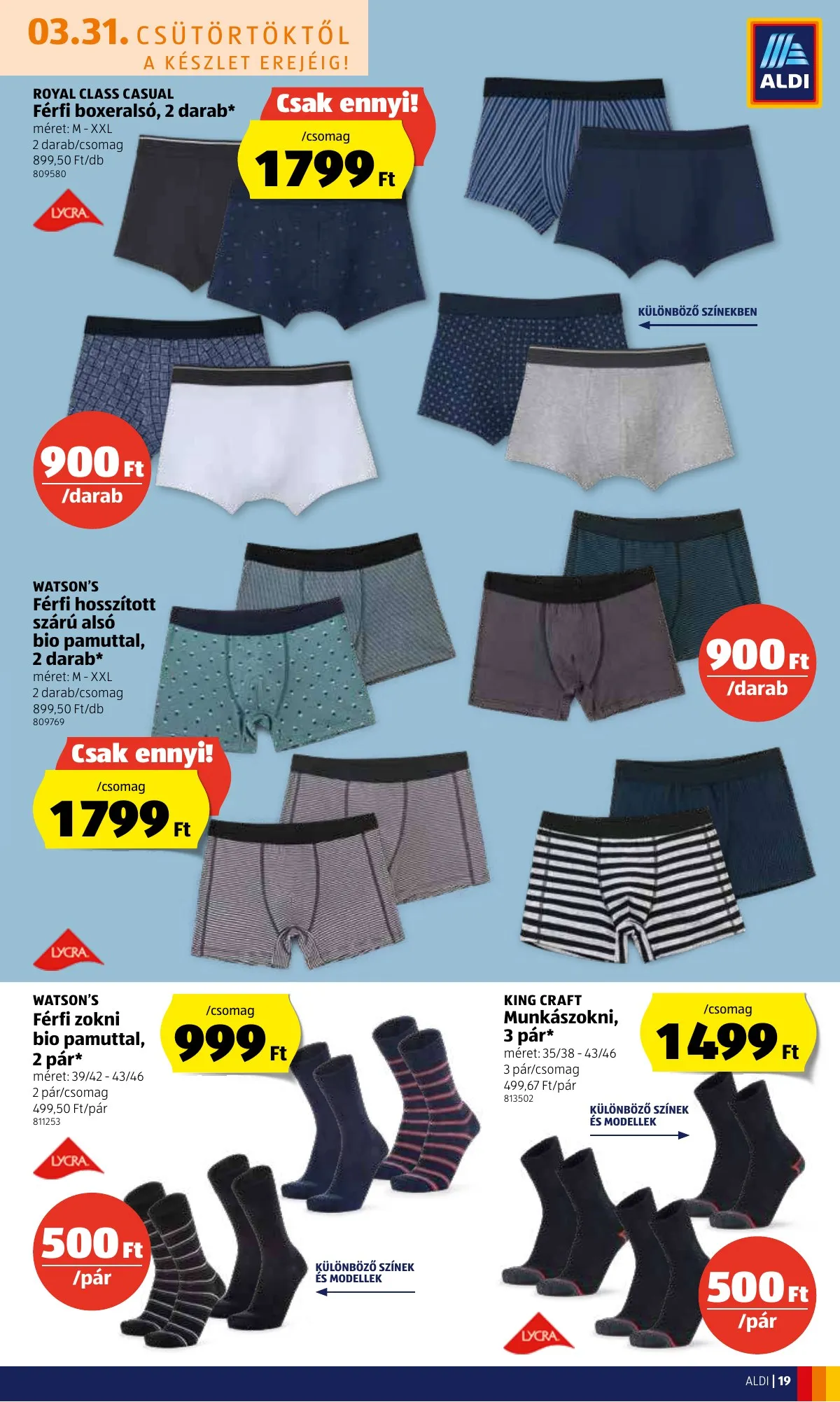 Aldi akciós újság 03.31–04.06 – 19. oldal
