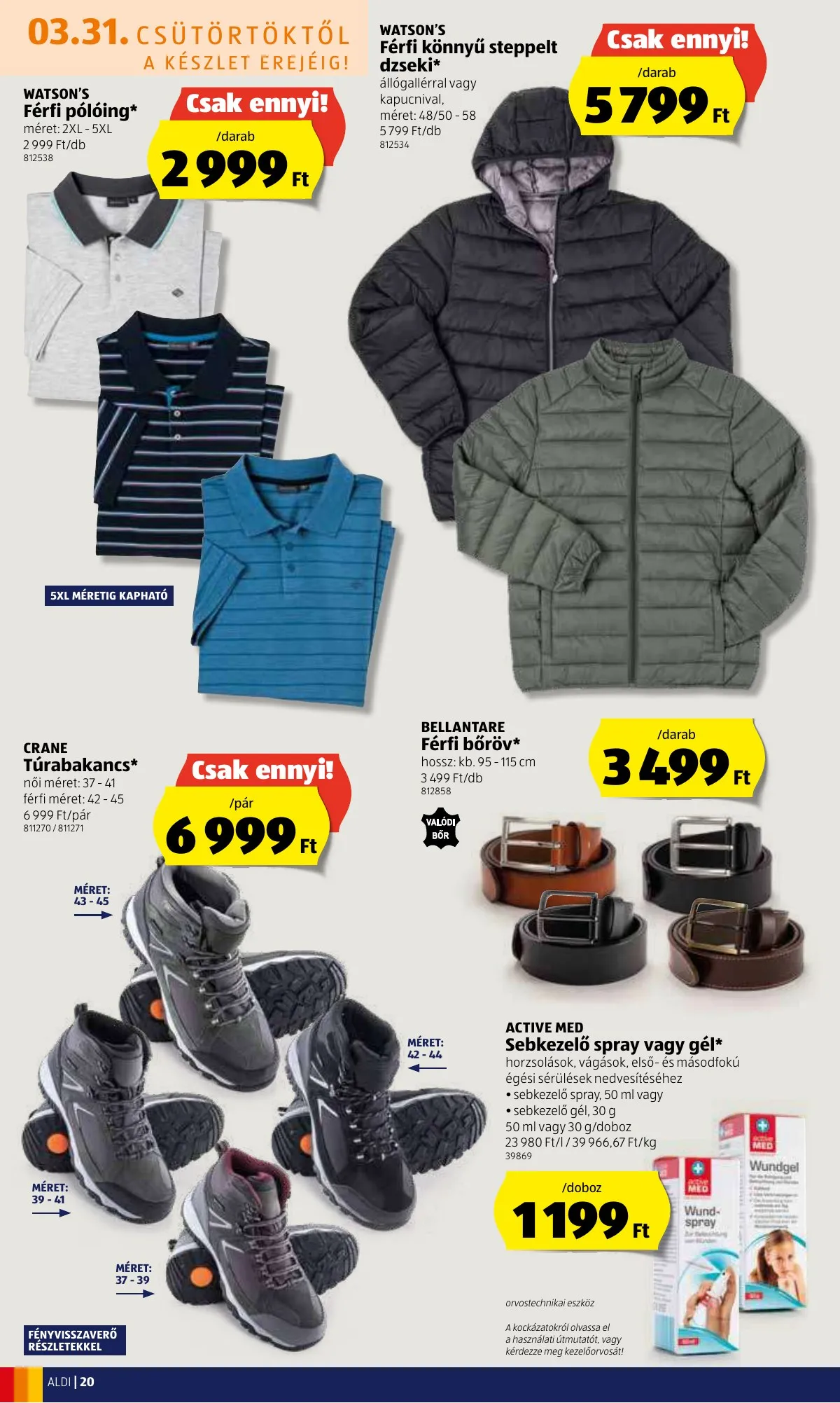 Aldi akciós újság 03.31–04.06 – 20. oldal