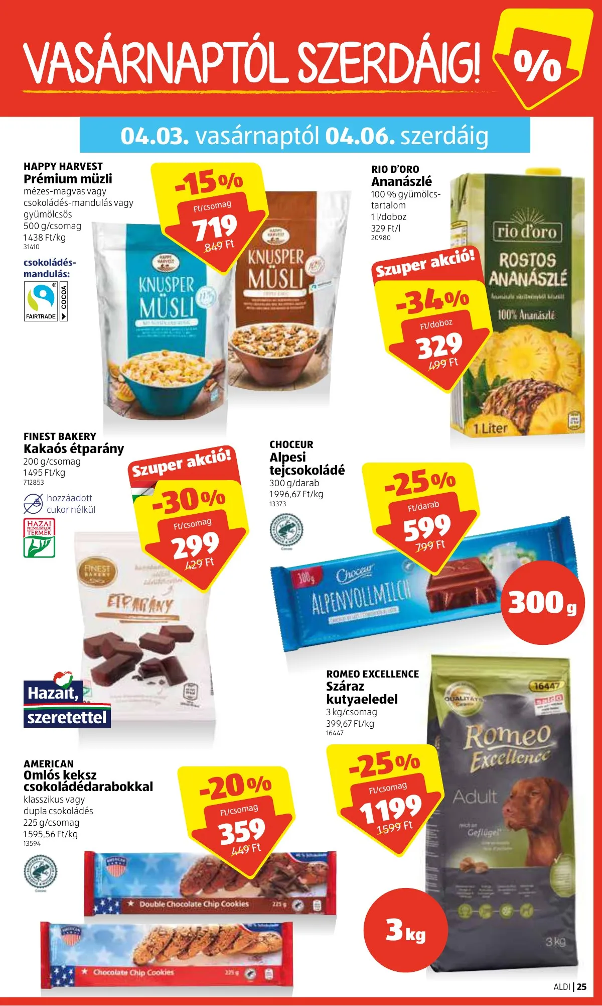 Aldi akciós újság 03.31–04.06 – 25. oldal