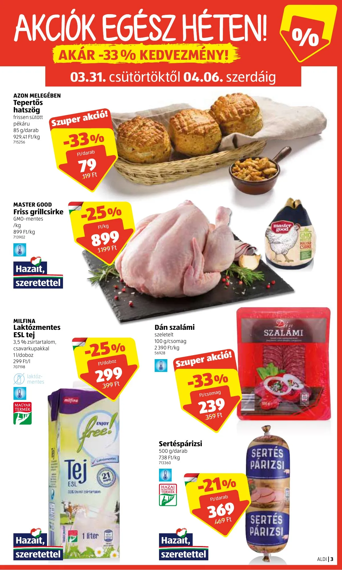 Aldi akciós újság 03.31–04.06 – 3. oldal