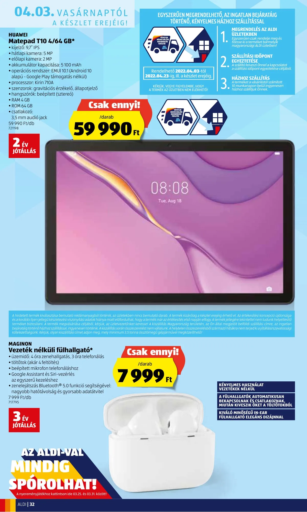 Aldi akciós újság 03.31–04.06 – 32. oldal