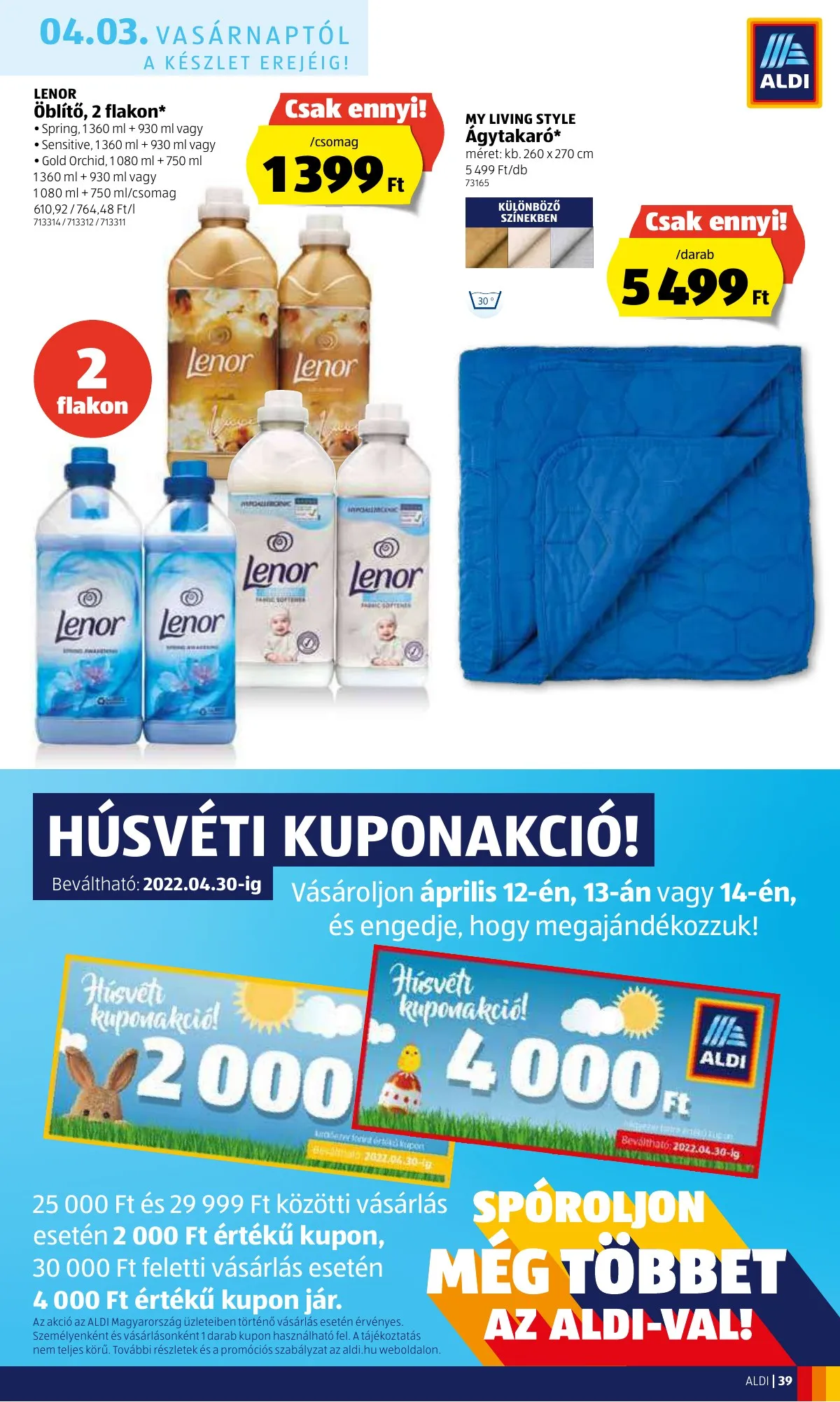 Aldi akciós újság 03.31–04.06 – 39. oldal