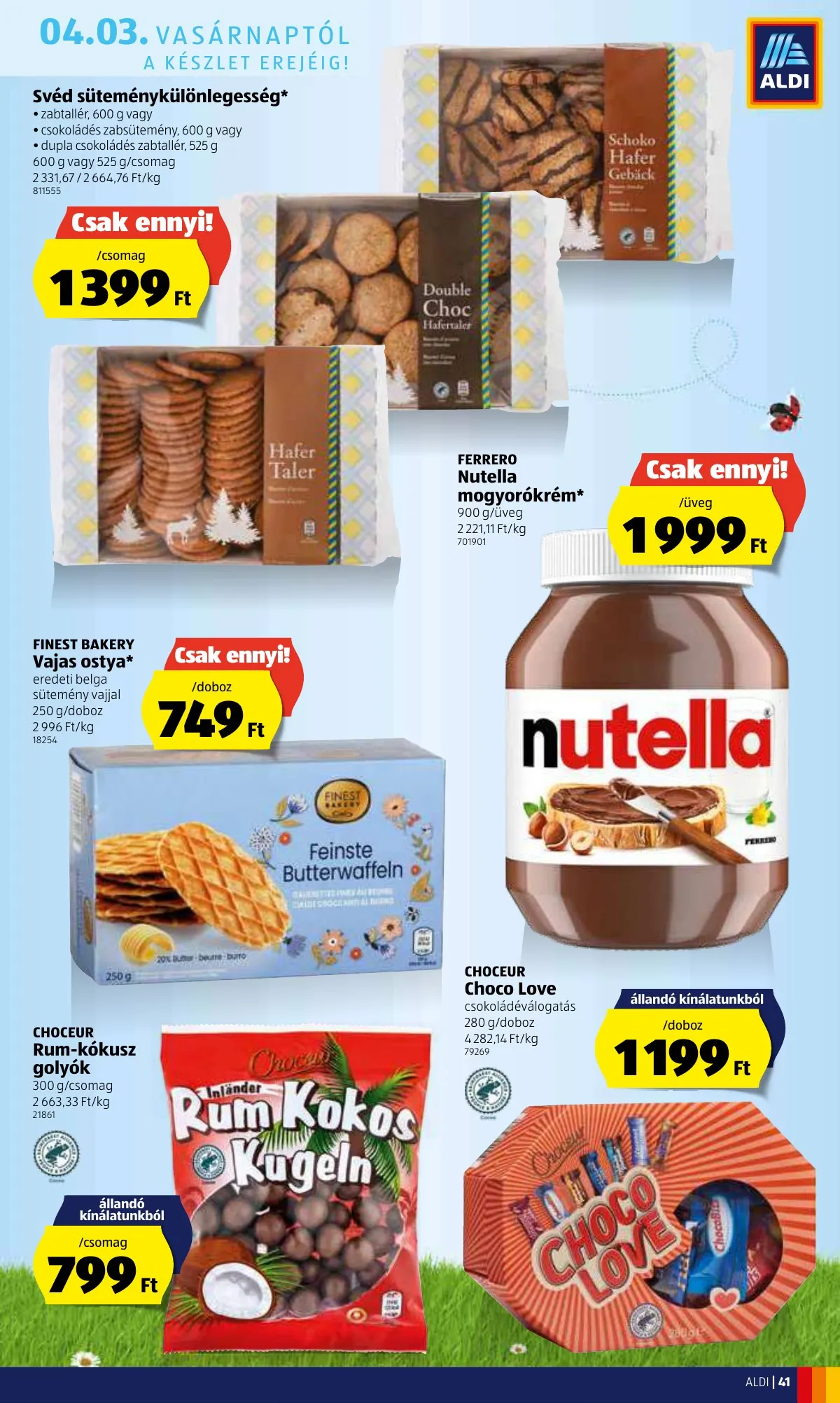 Aldi akciós újság 03.31–04.06 – 41. oldal