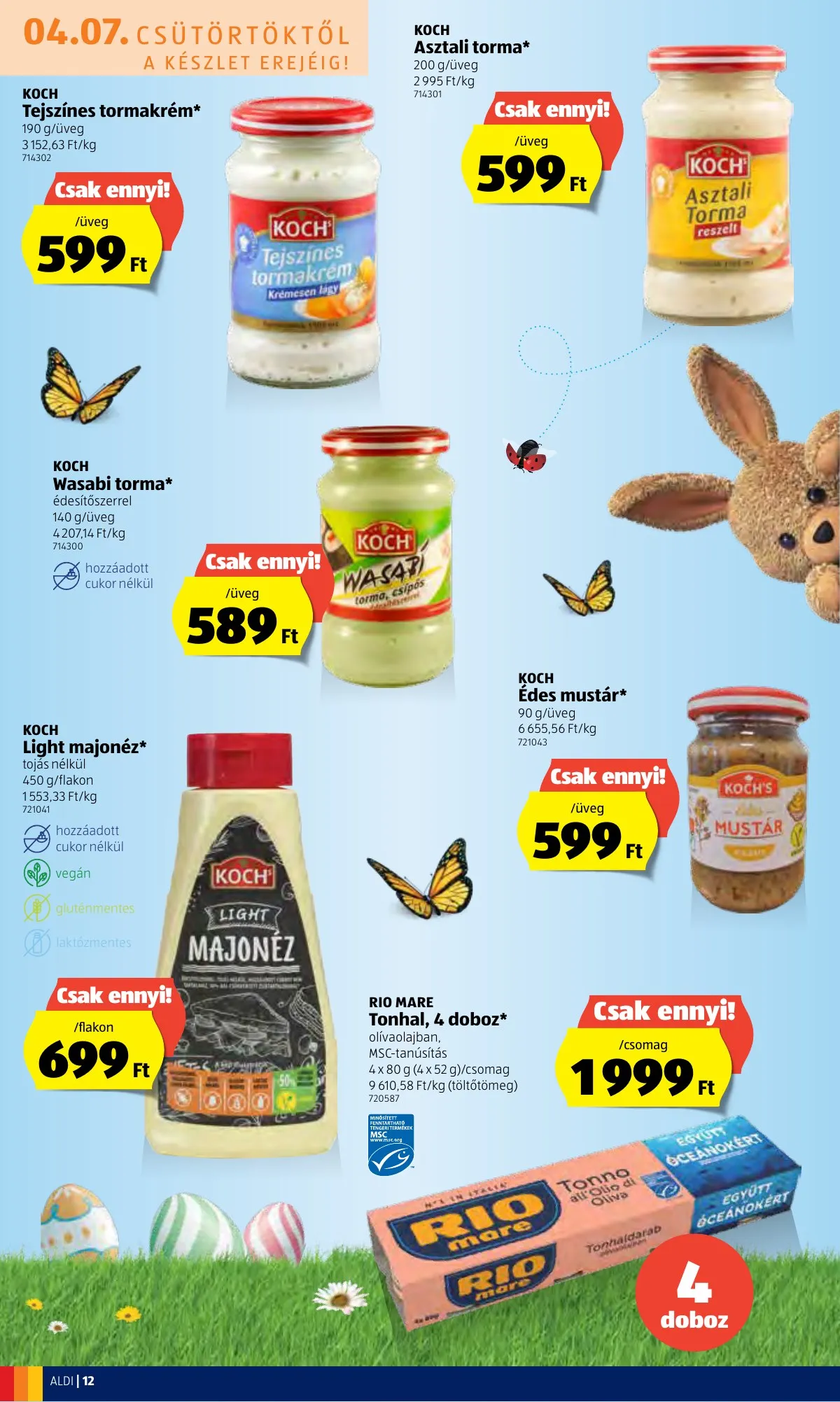 Aldi akciós újság 04.07–04.16 – 12. oldal