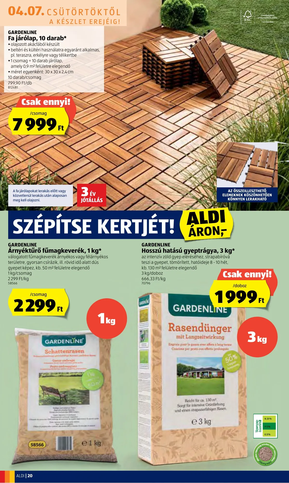 Aldi akciós újság 04.07–04.16 – 20. oldal