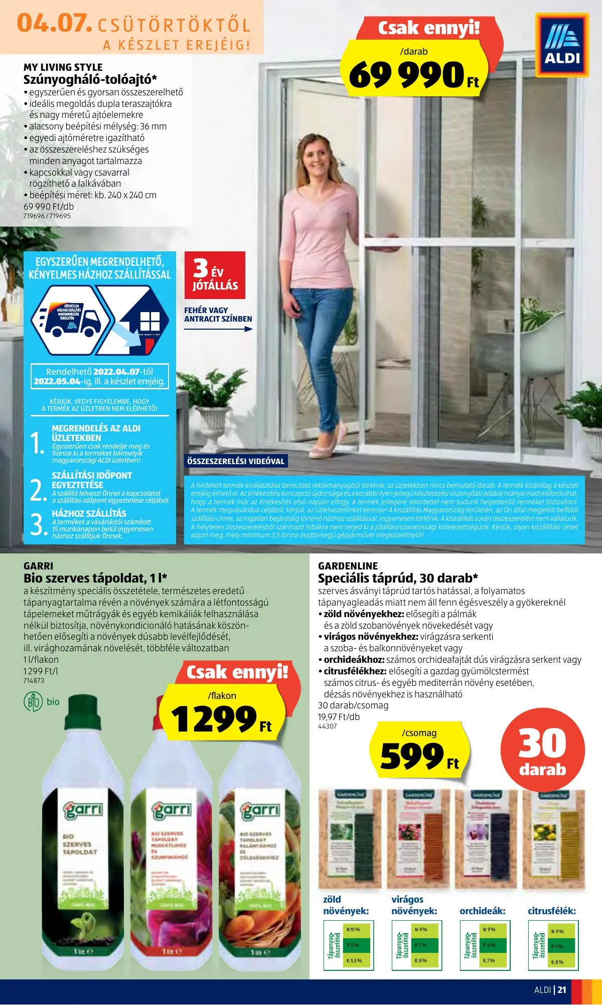 Aldi akciós újság 04.07–04.16 – 21. oldal
