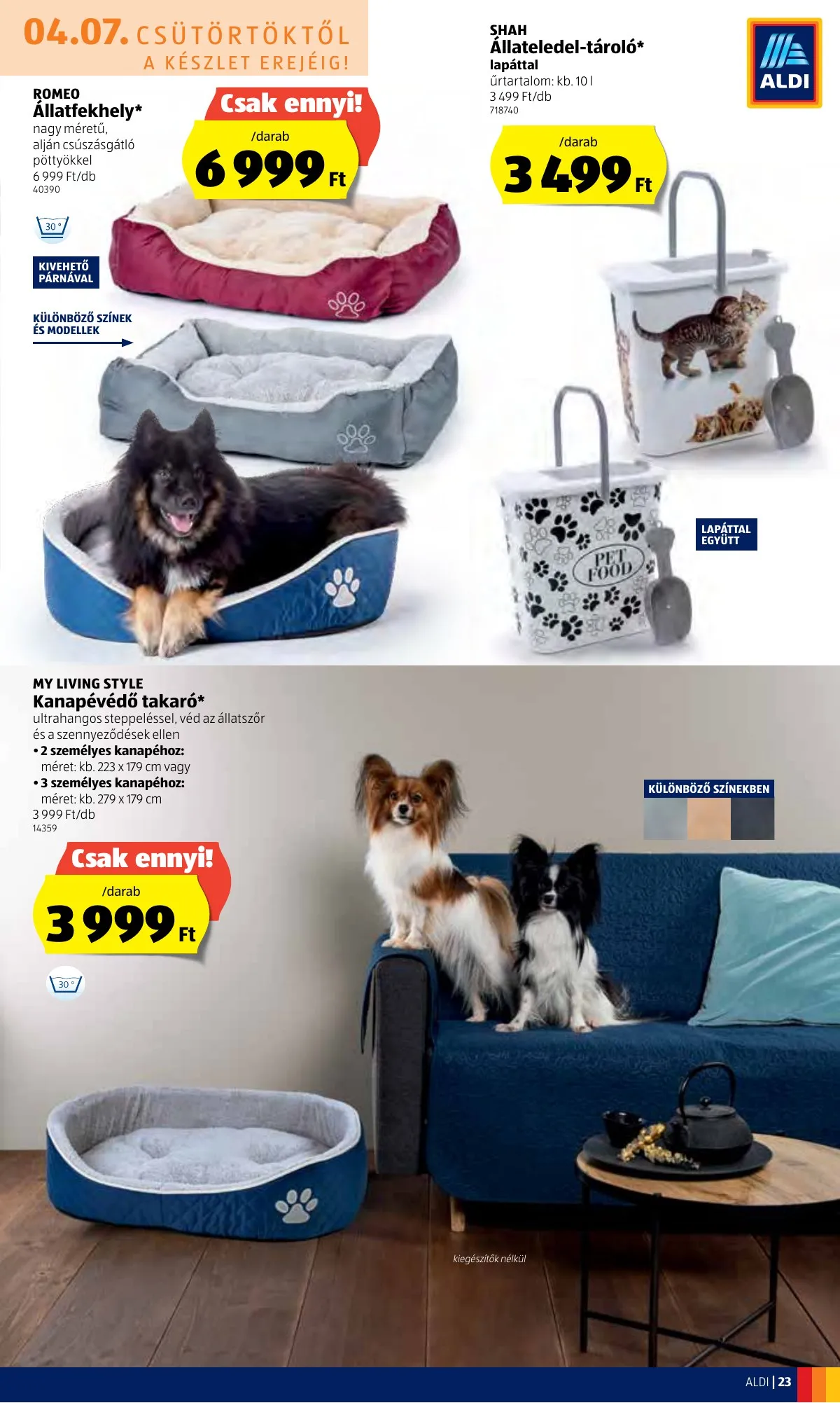 Aldi akciós újság 04.07–04.16 – 23. oldal
