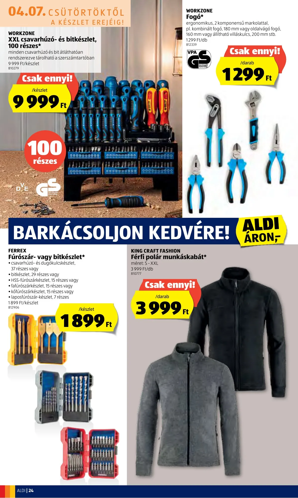 Aldi akciós újság 04.07–04.16 – 24. oldal