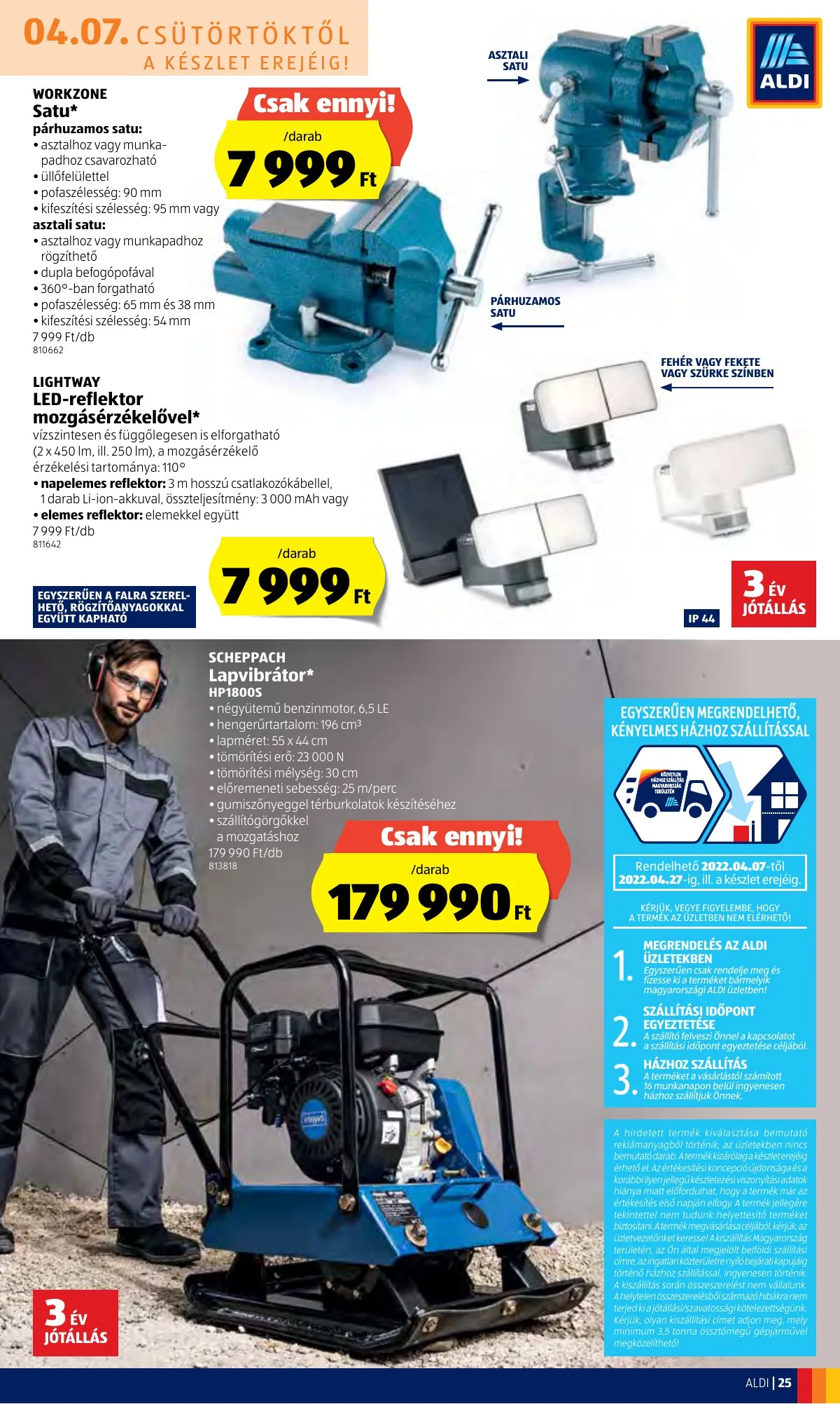 Aldi akciós újság 04.07–04.16 – 25. oldal