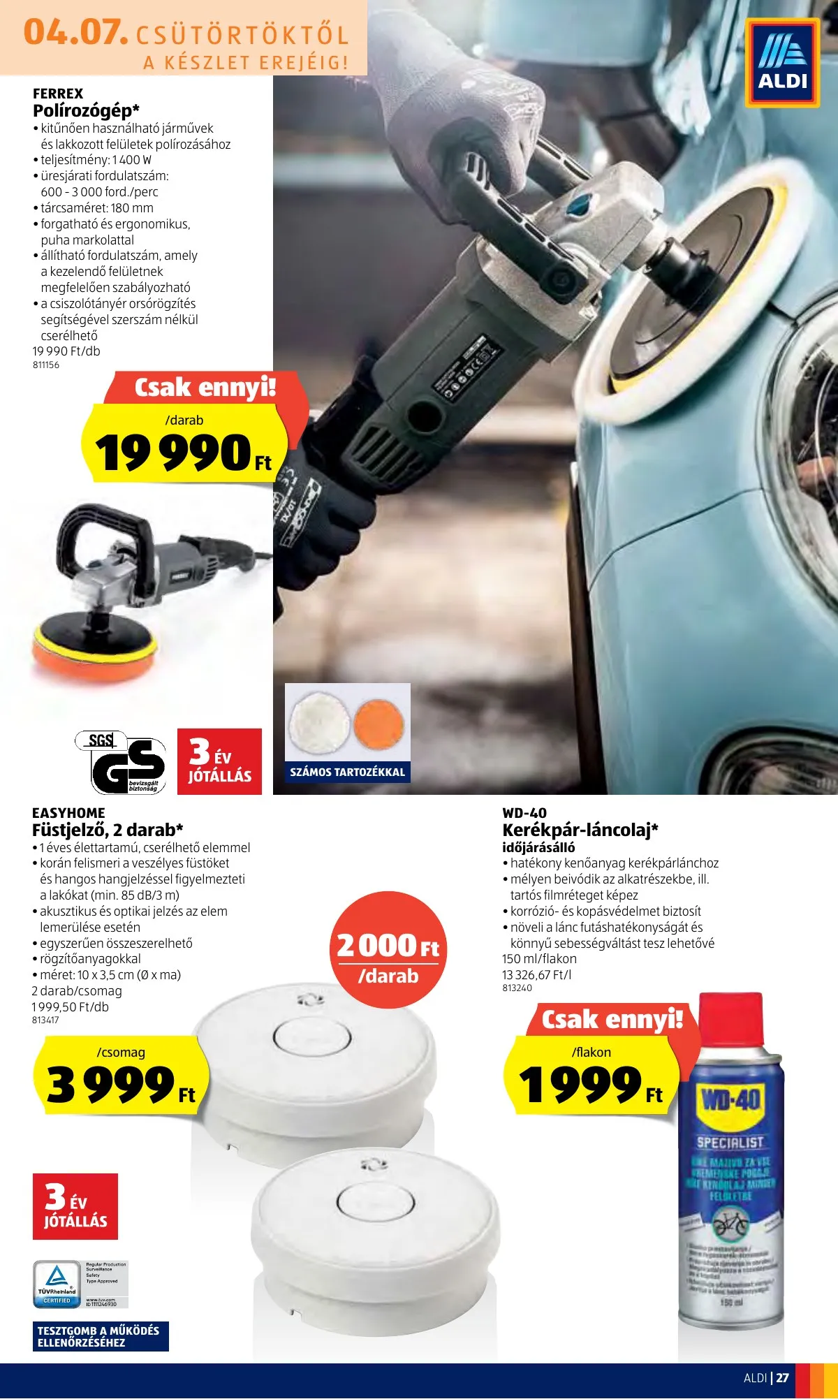 Aldi akciós újság 04.07–04.16 – 27. oldal