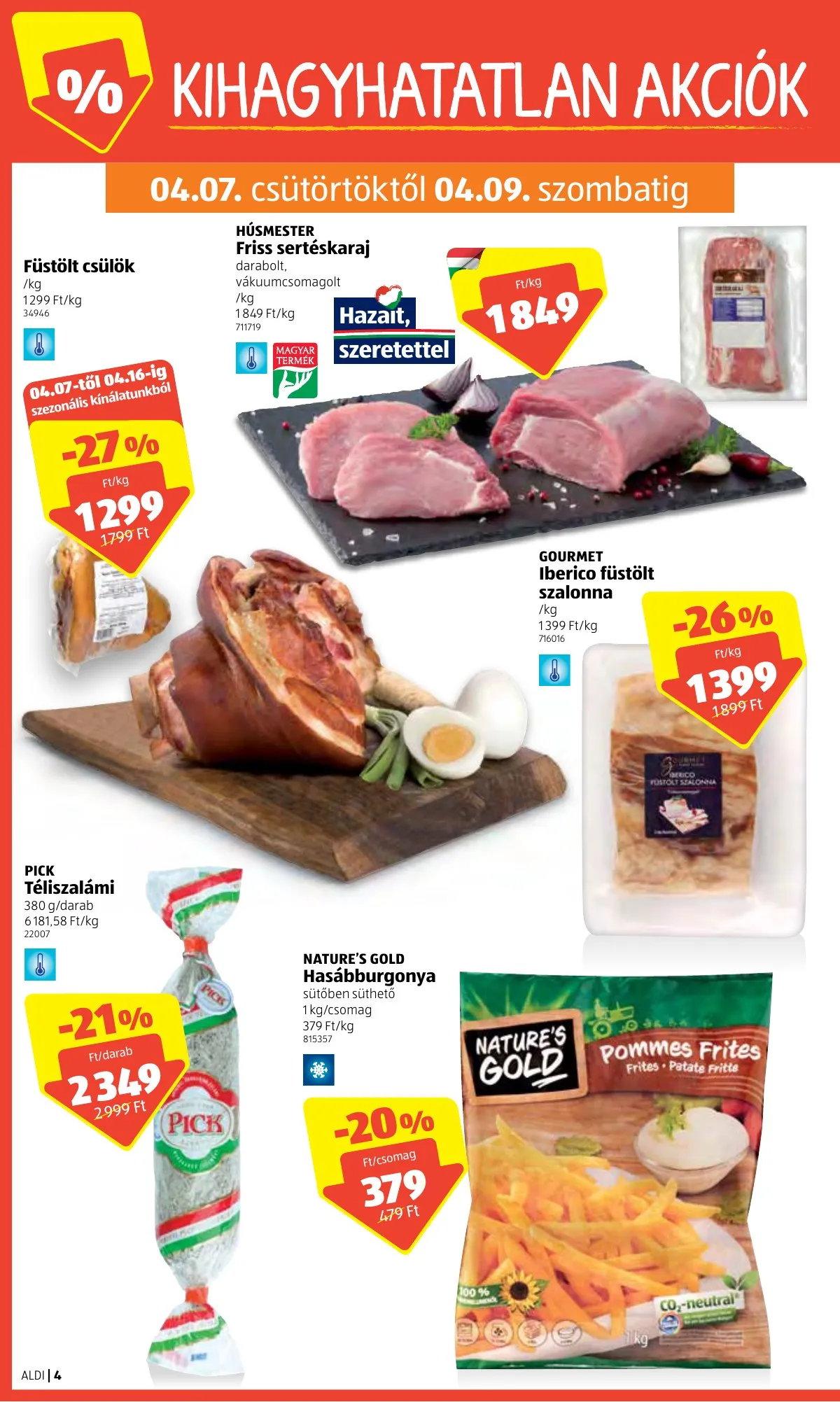 Aldi akciós újság 04.07–04.16 – 4. oldal