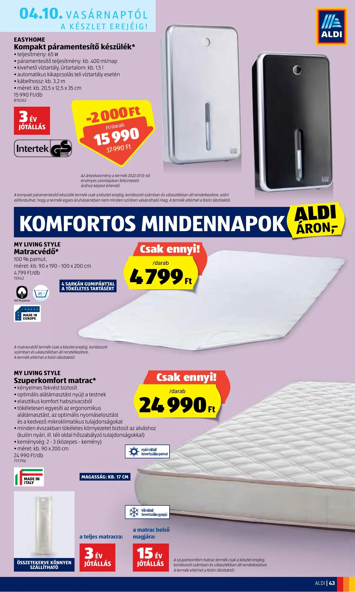 Aldi akciós újság 04.07–04.16 – 43. oldal