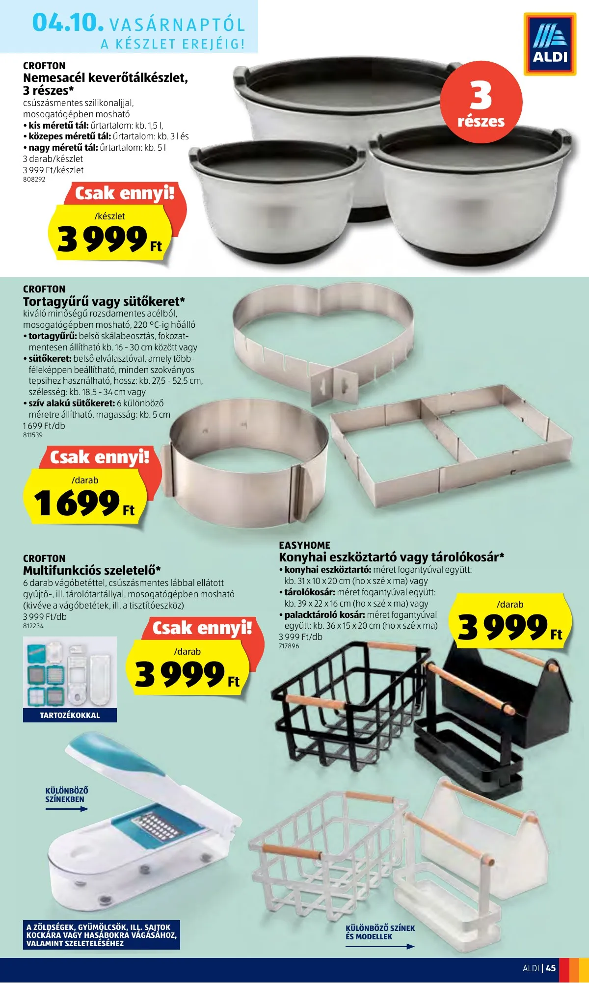 Aldi akciós újság 04.07–04.16 – 45. oldal