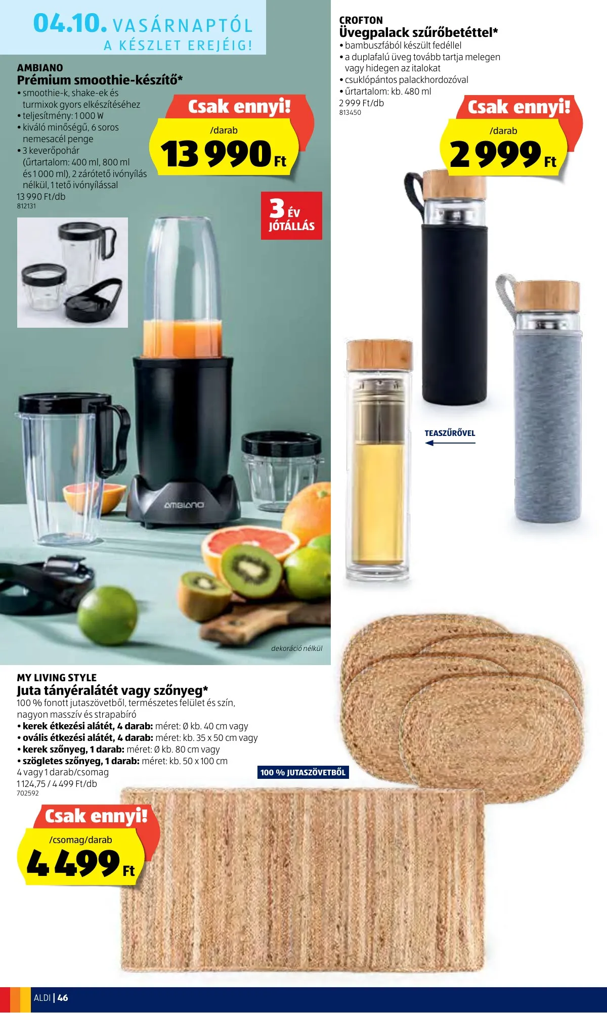 Aldi akciós újság 04.07–04.16 – 46. oldal