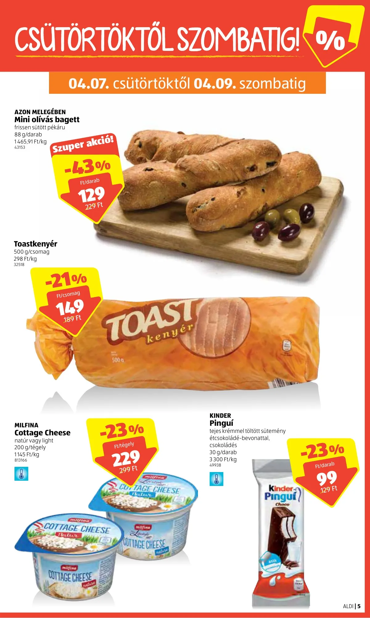 Aldi akciós újság 04.07–04.16 – 5. oldal