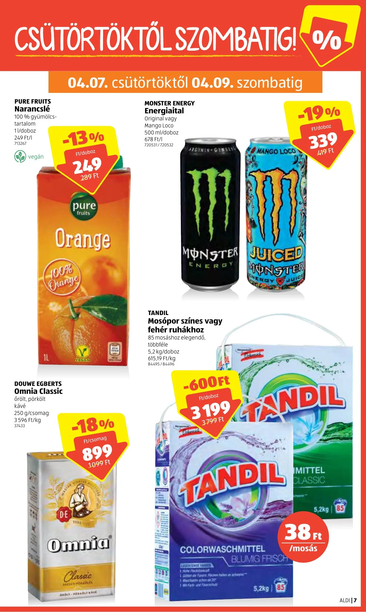 Aldi akciós újság 04.07–04.16 – 7. oldal