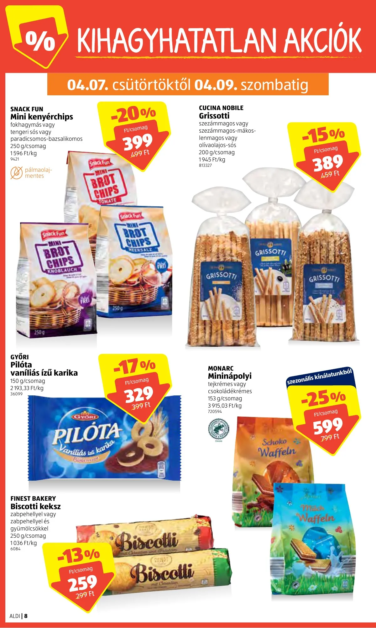 Aldi akciós újság 04.07–04.16 – 8. oldal