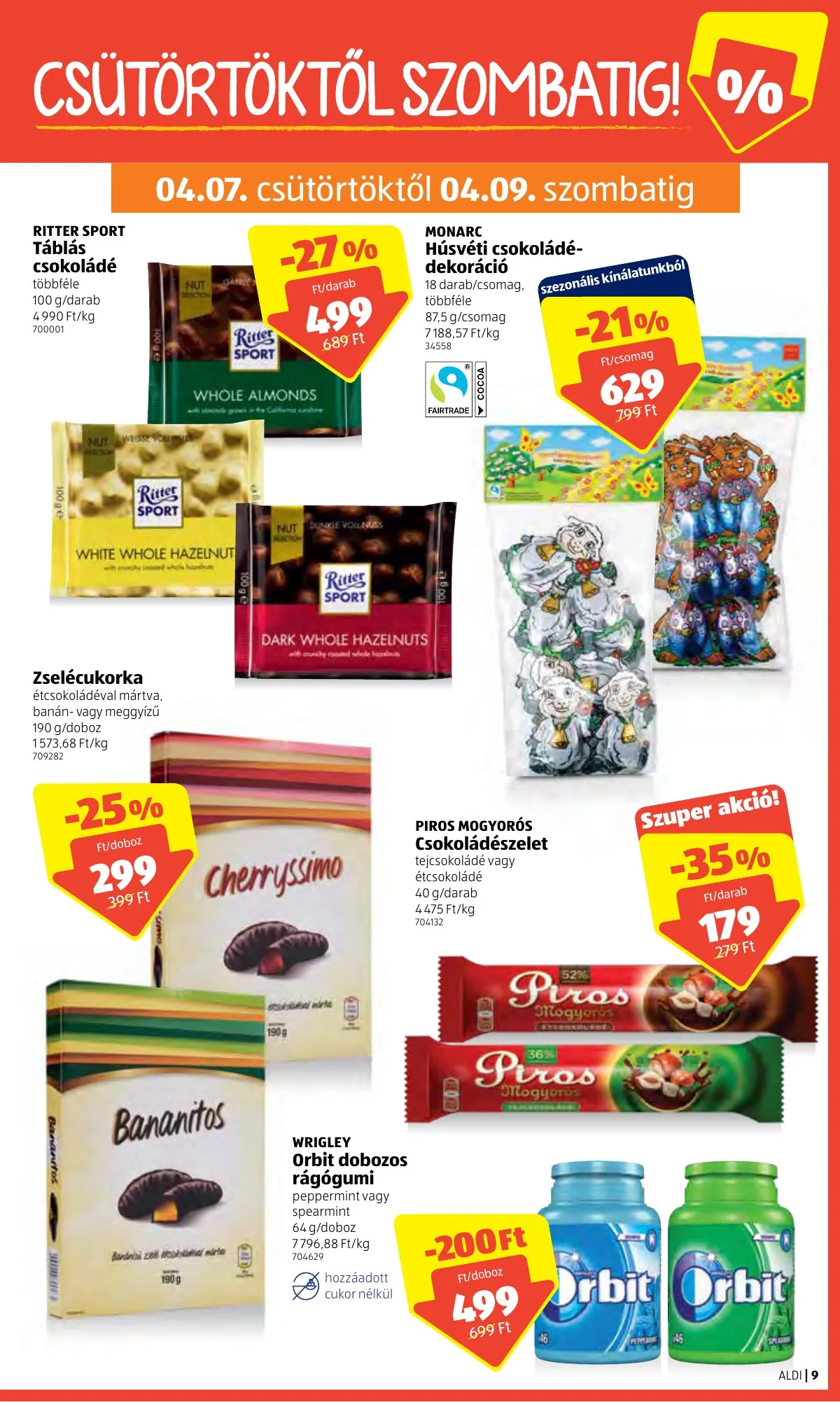 Aldi akciós újság 04.07–04.16 – 9. oldal
