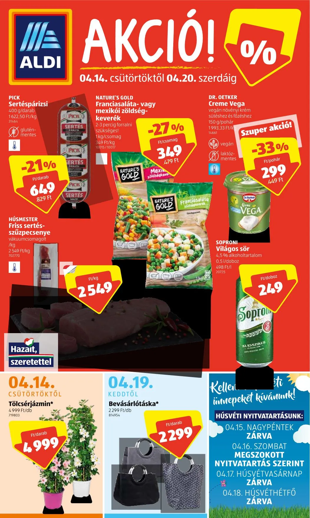 Aldi akciós újság 04.14–04.20