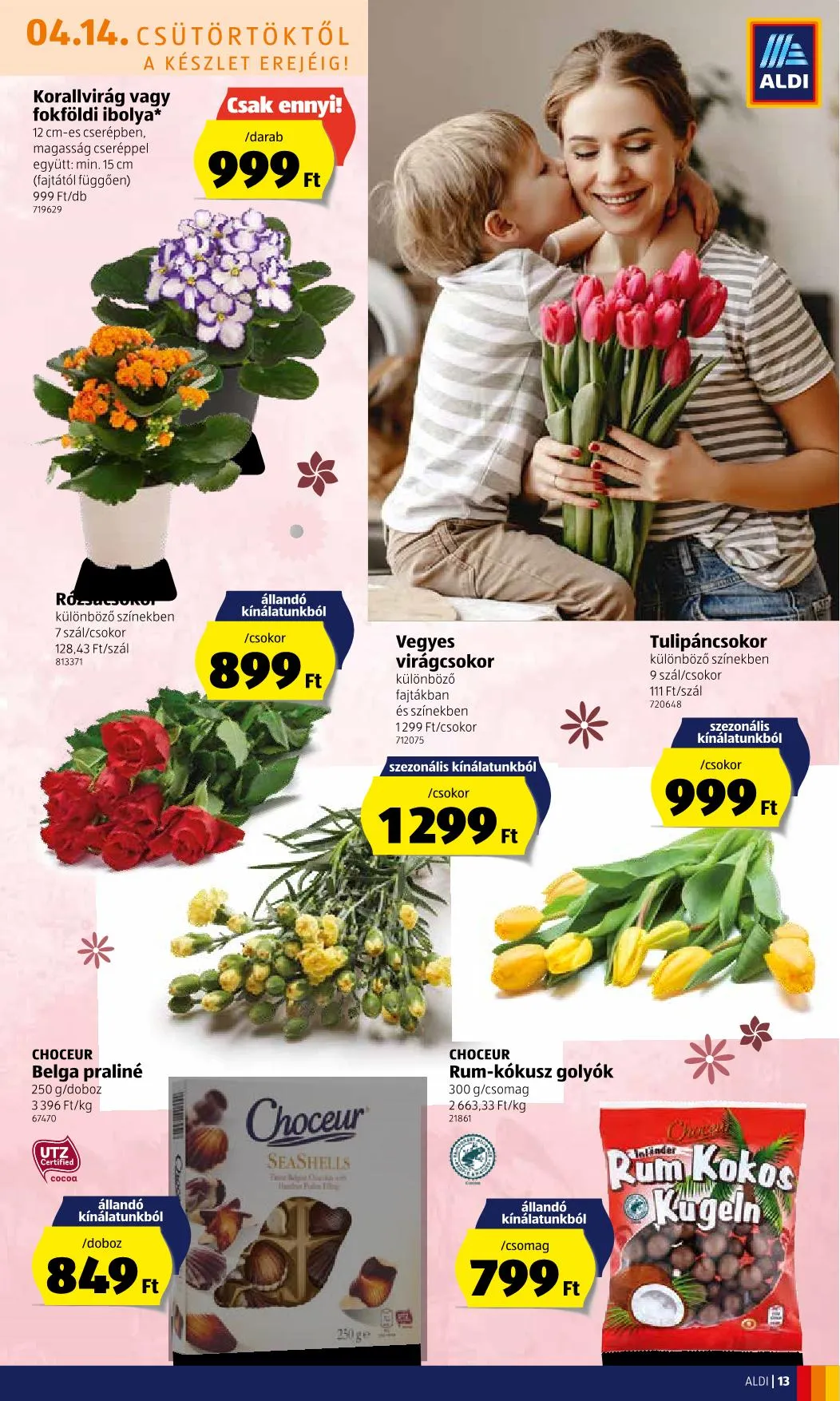 Aldi akciós újság 04.14–04.20 – 13. oldal