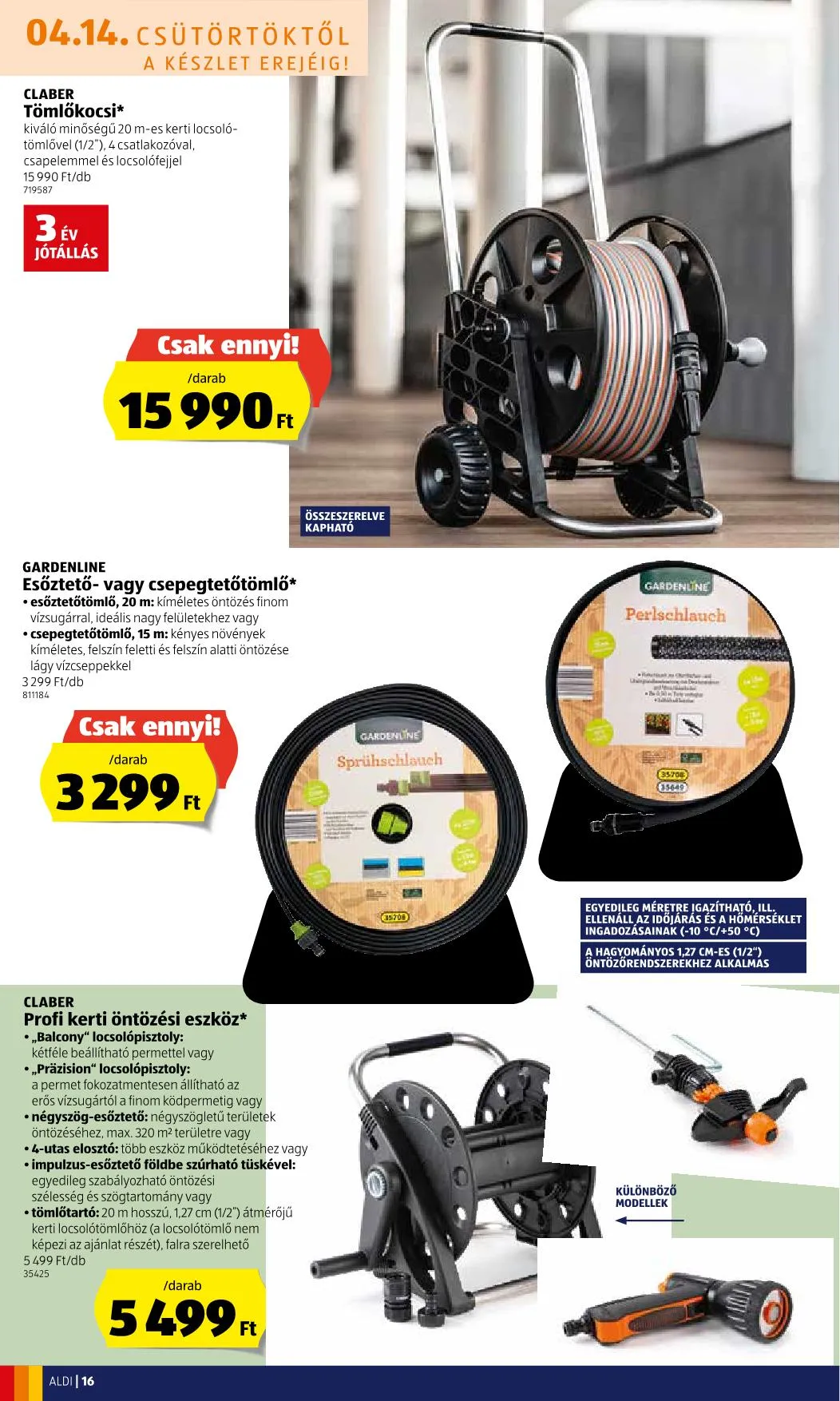 Aldi akciós újság 04.14–04.20 – 16. oldal