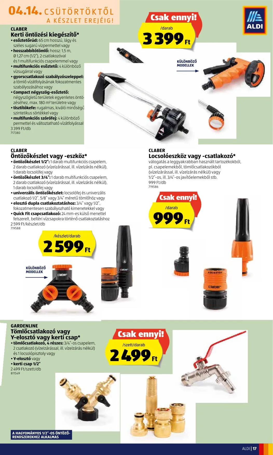 Aldi akciós újság 04.14–04.20 – 17. oldal