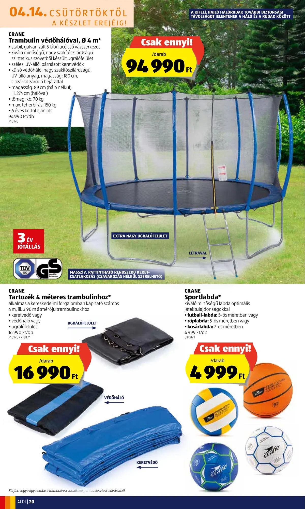 Aldi akciós újság 04.14–04.20 – 20. oldal