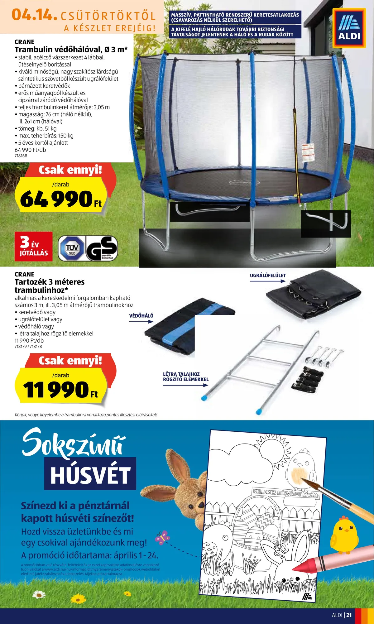 Aldi akciós újság 04.14–04.20 – 21. oldal