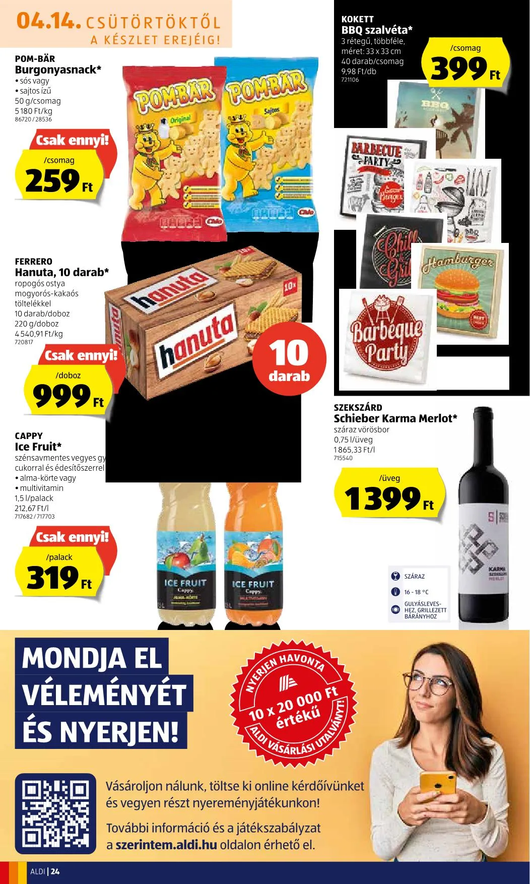 Aldi akciós újság 04.14–04.20 – 24. oldal