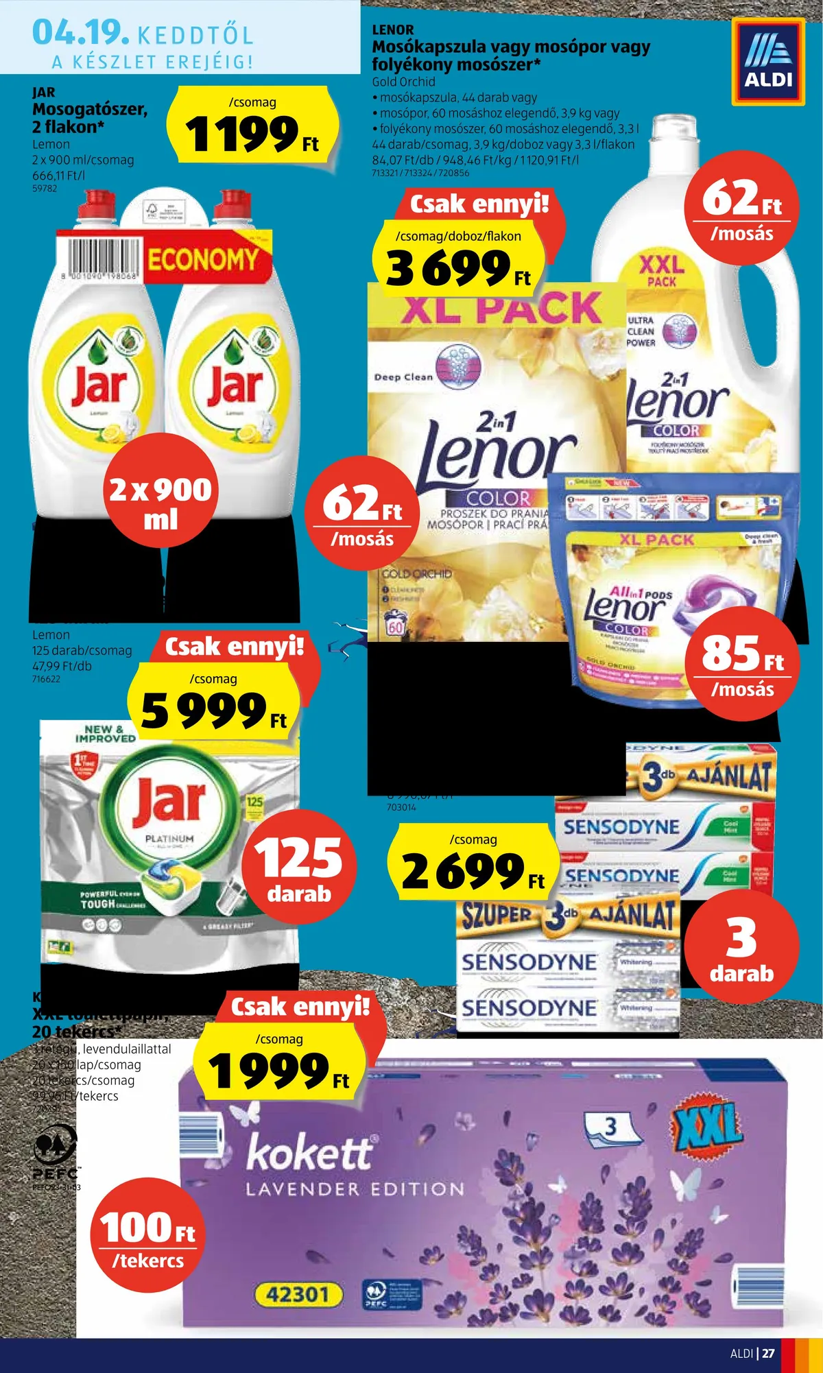 Aldi akciós újság 04.14–04.20 – 27. oldal