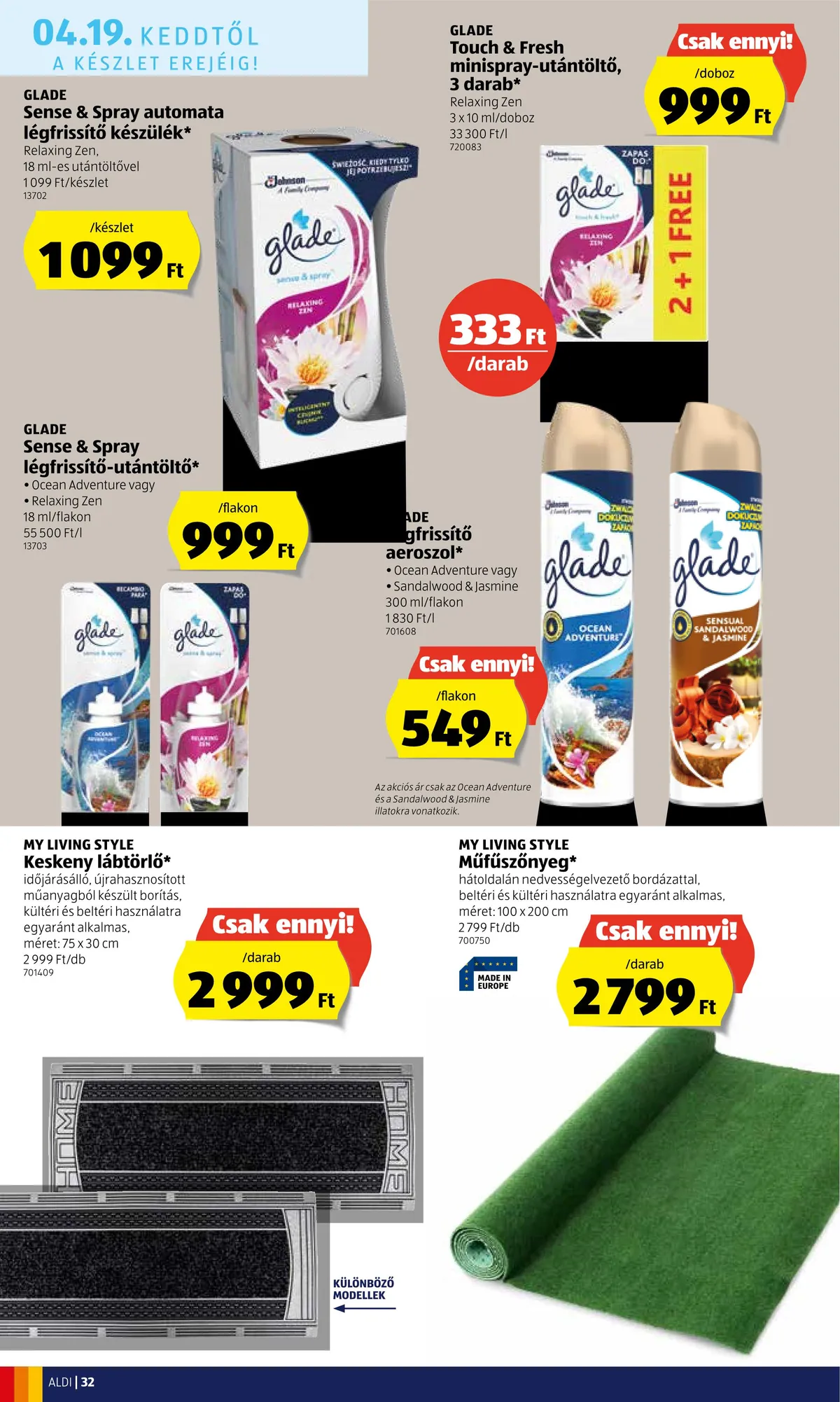 Aldi akciós újság 04.14–04.20 – 32. oldal