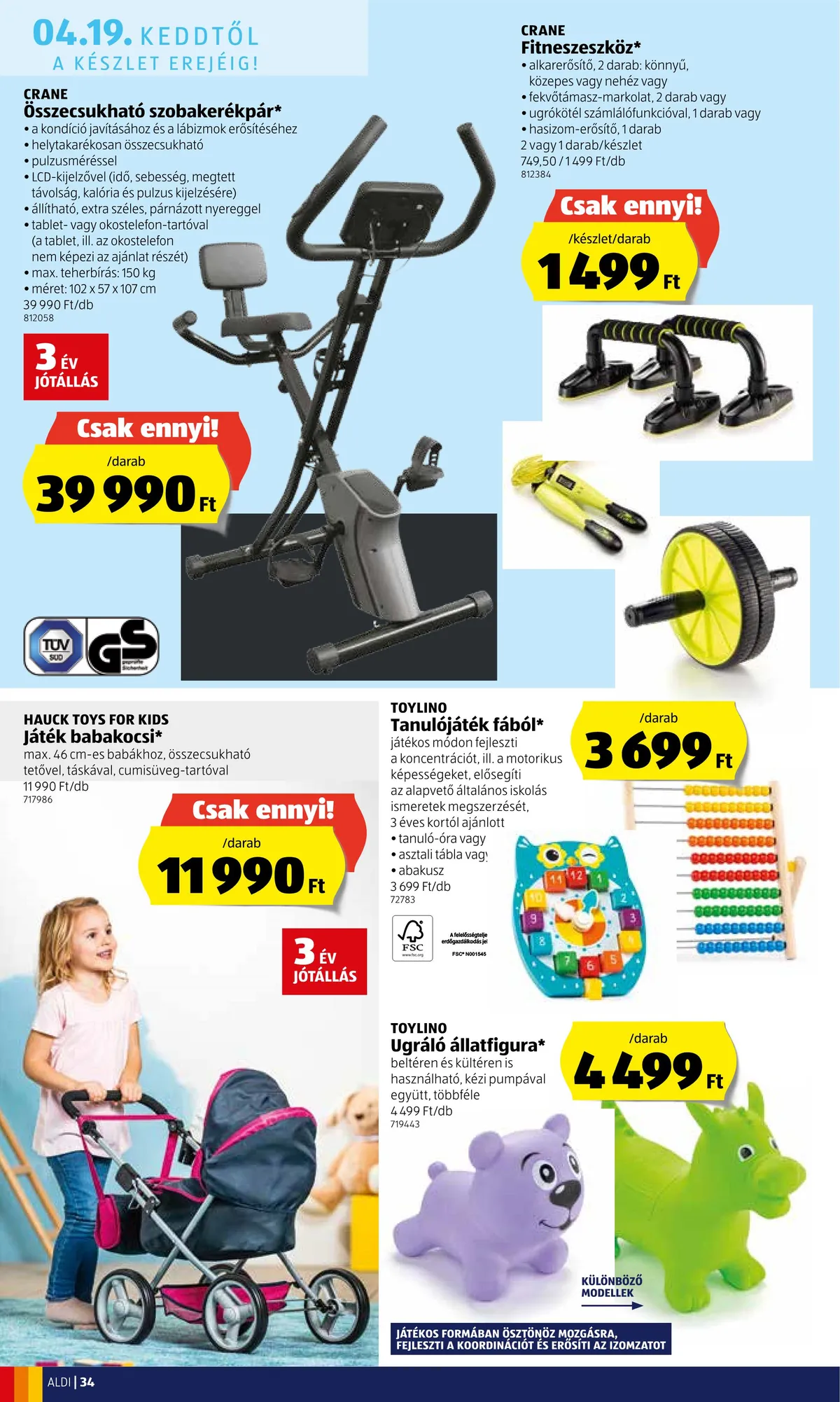 Aldi akciós újság 04.14–04.20 – 34. oldal