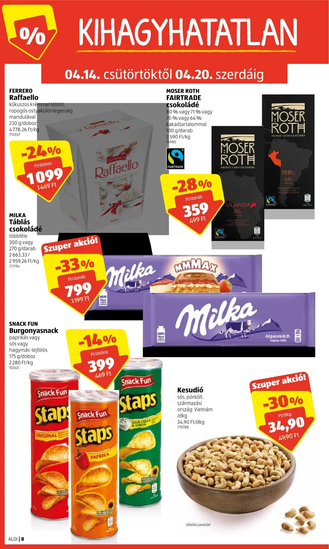 Aldi akciós újság 04.14–04.20 – 8. oldal