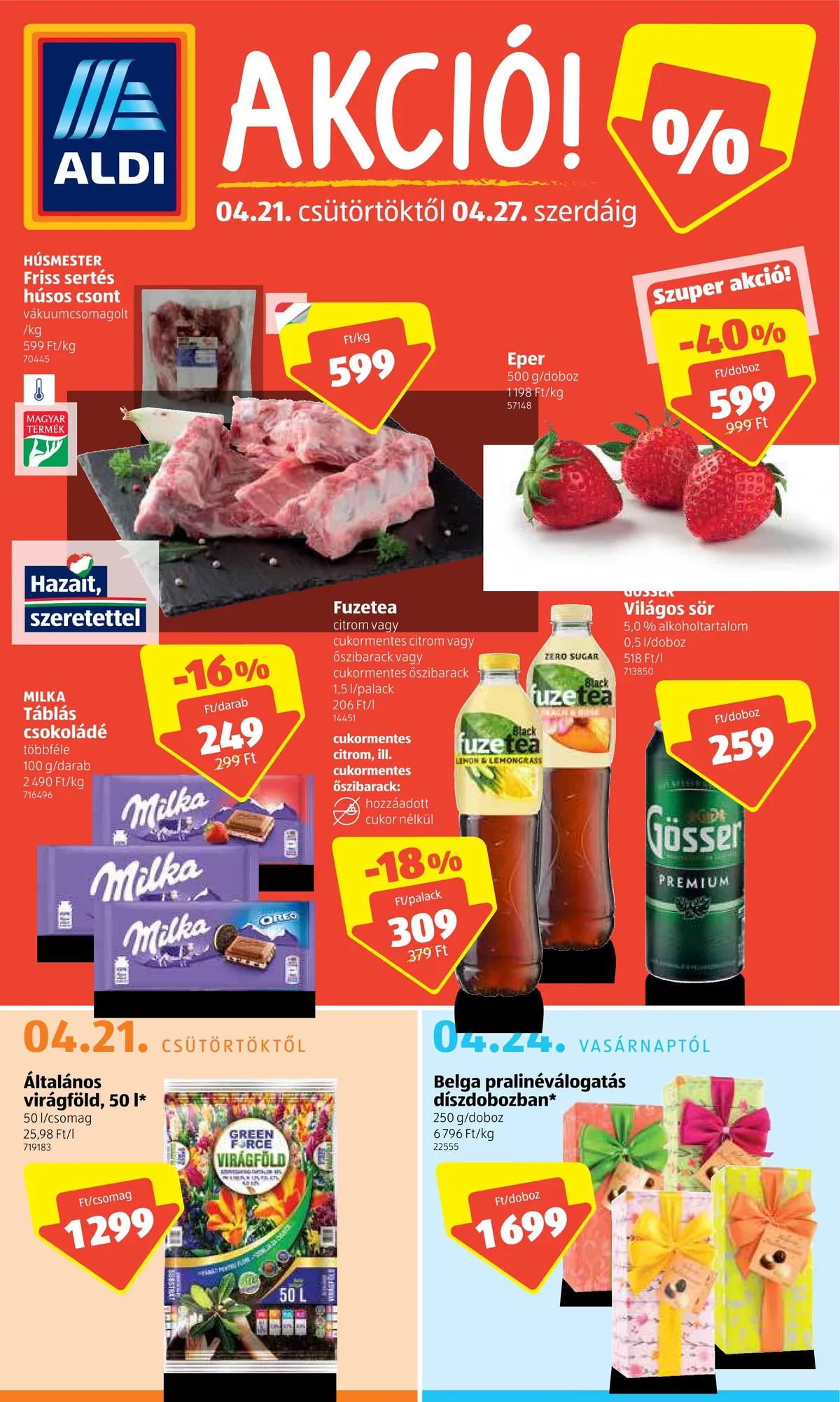 Aldi akciós újság 04.21–04.27